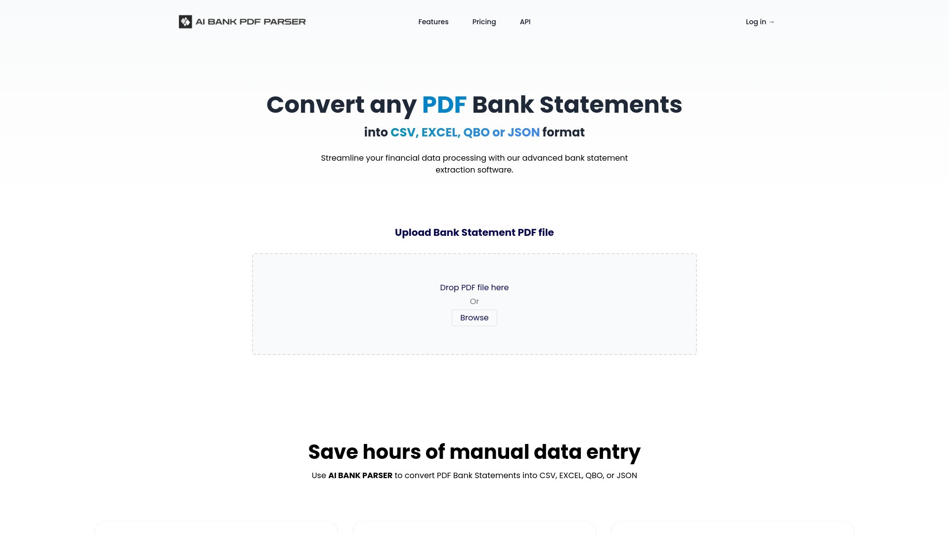AI PDF bank statement parser 截图