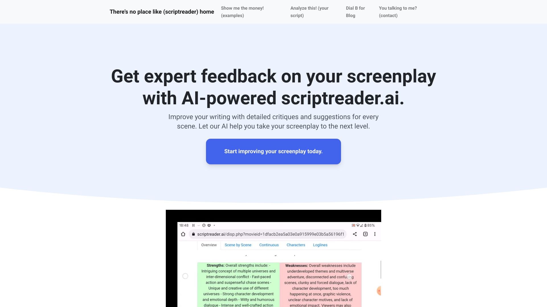 Script Reader AI 截图