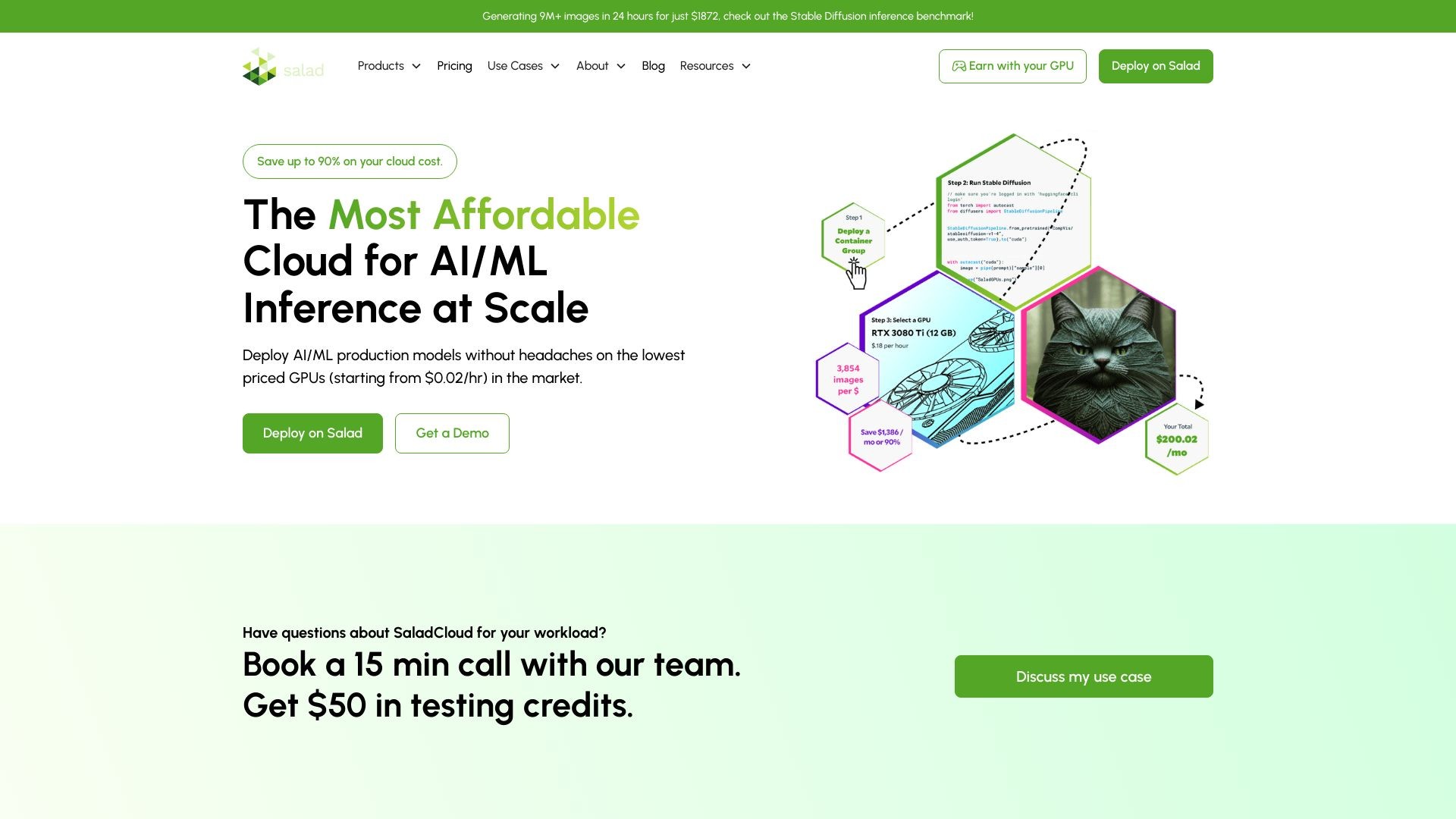 Salad - GPU Cloud 截图