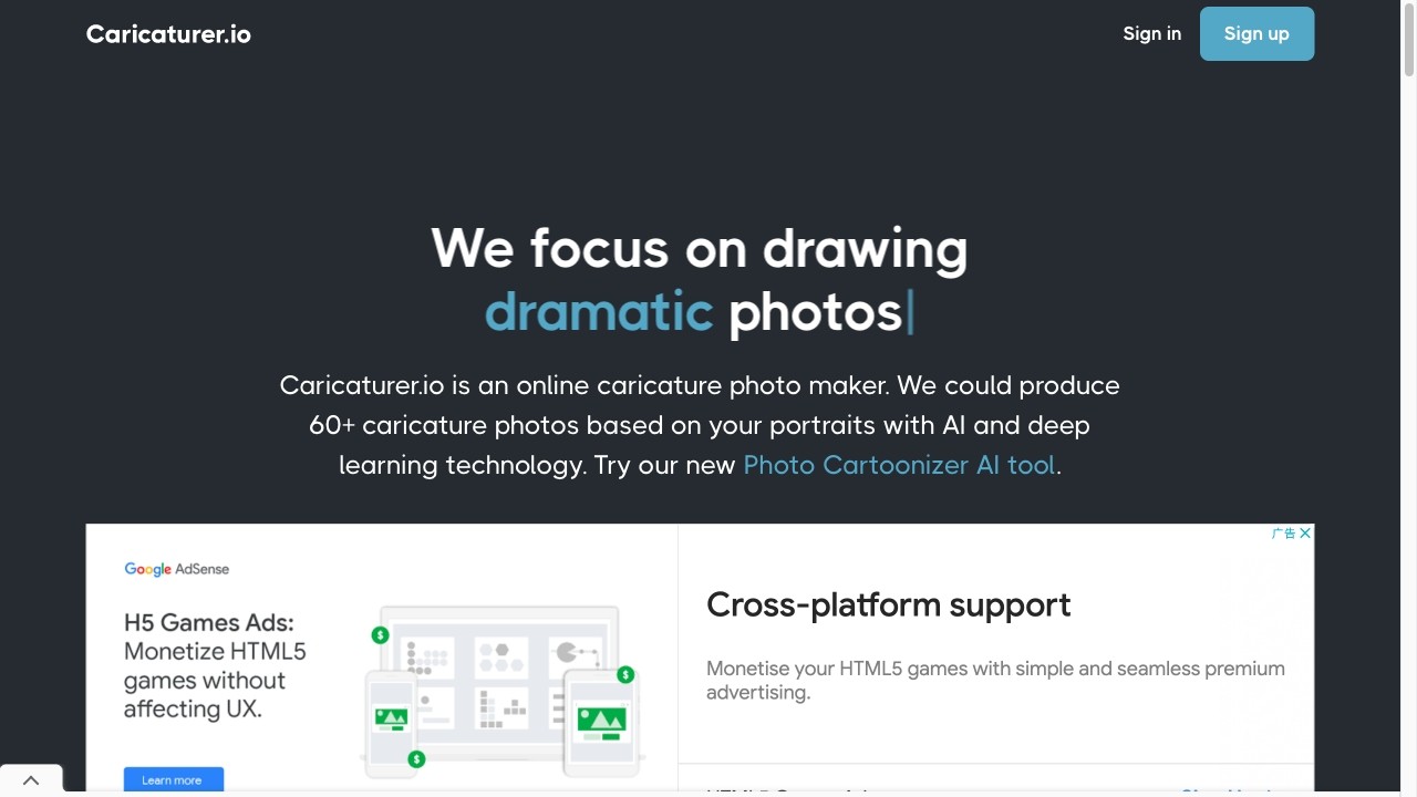 Caricaturer.io 截图