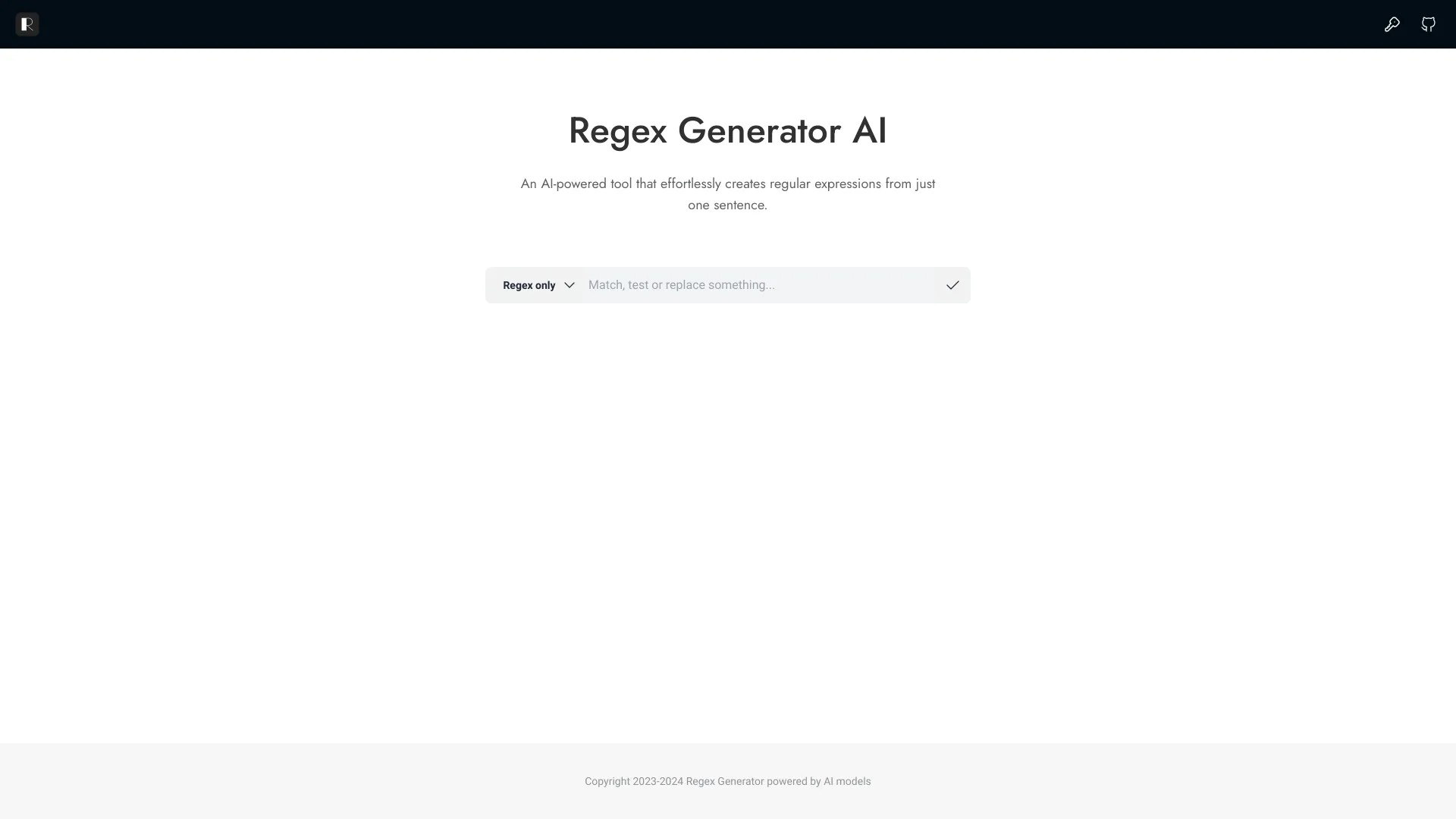 Regex Generator AI 截图