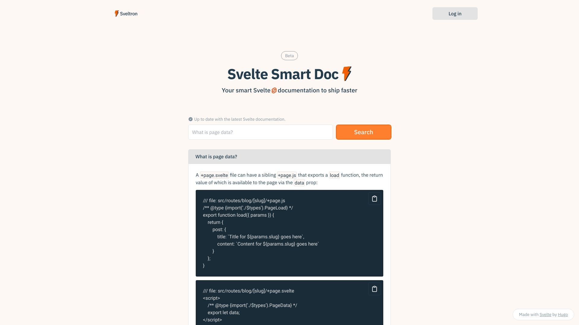 Sveltron 截图