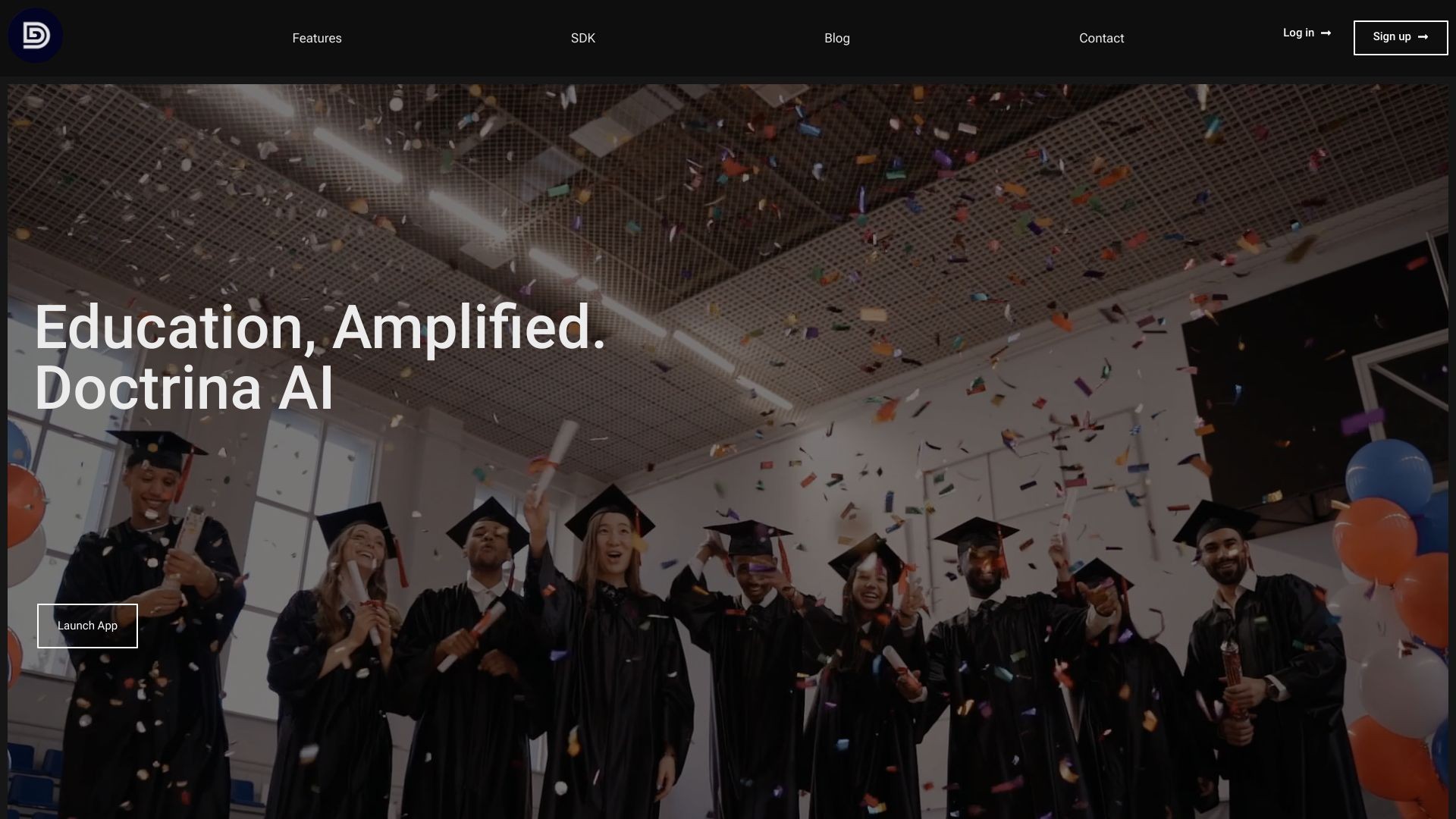 Doctrina AI Website 截图