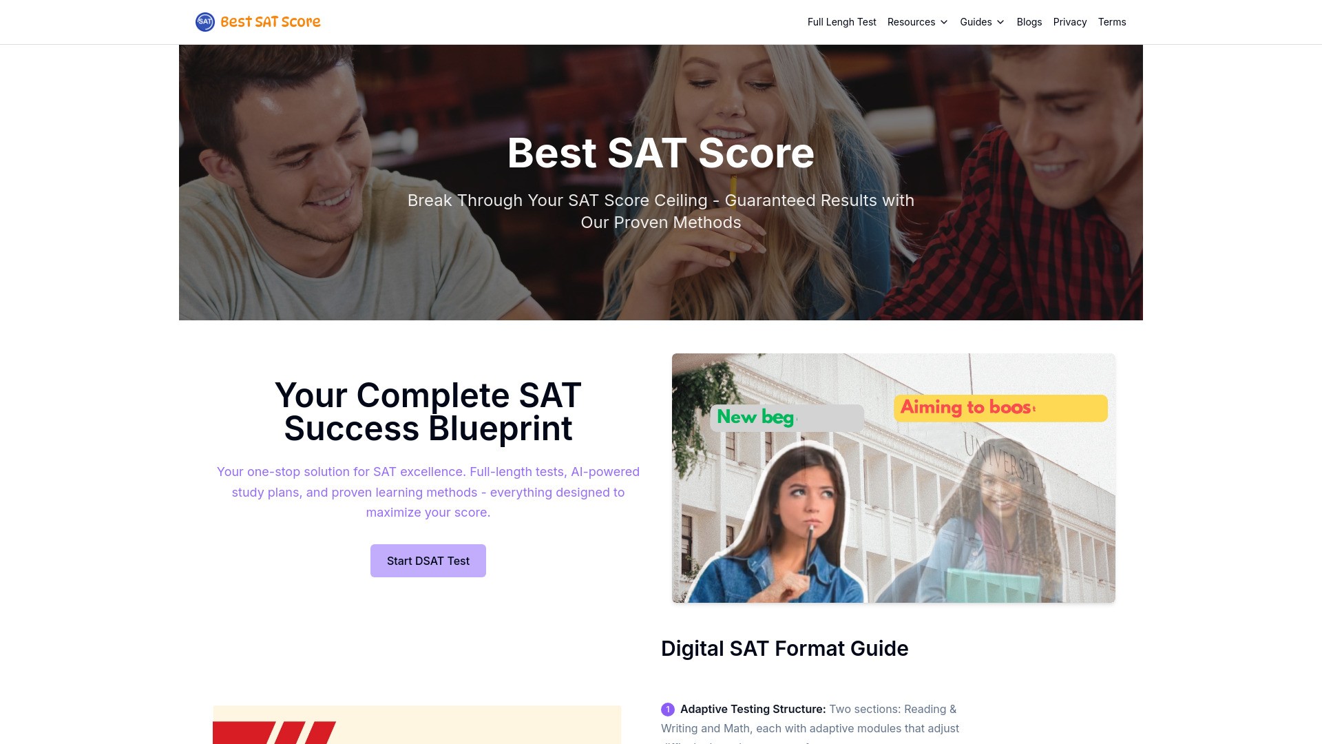 Best SAT Score 截图