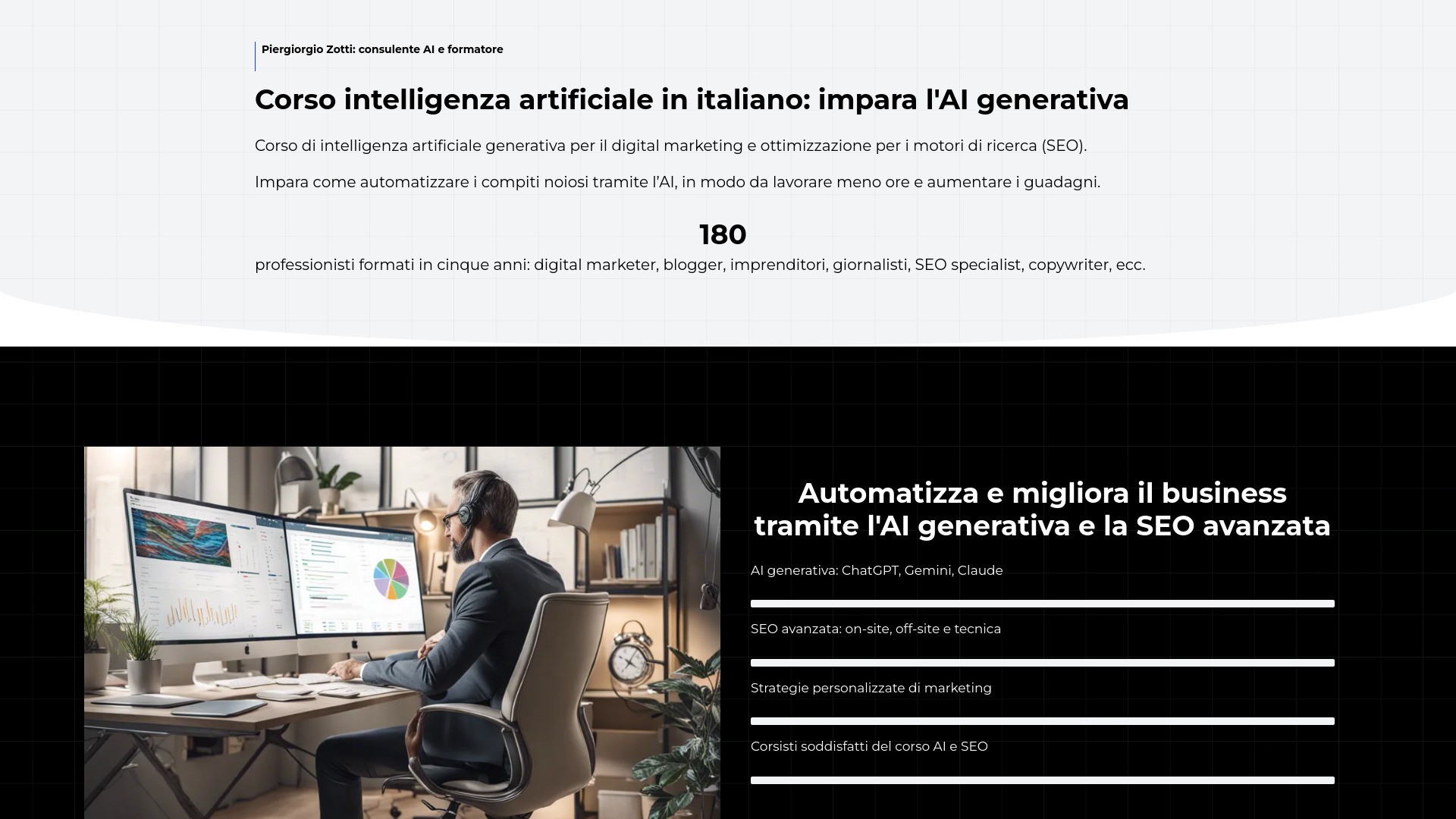 Corso intelligenza artificiale: AI coach 截图