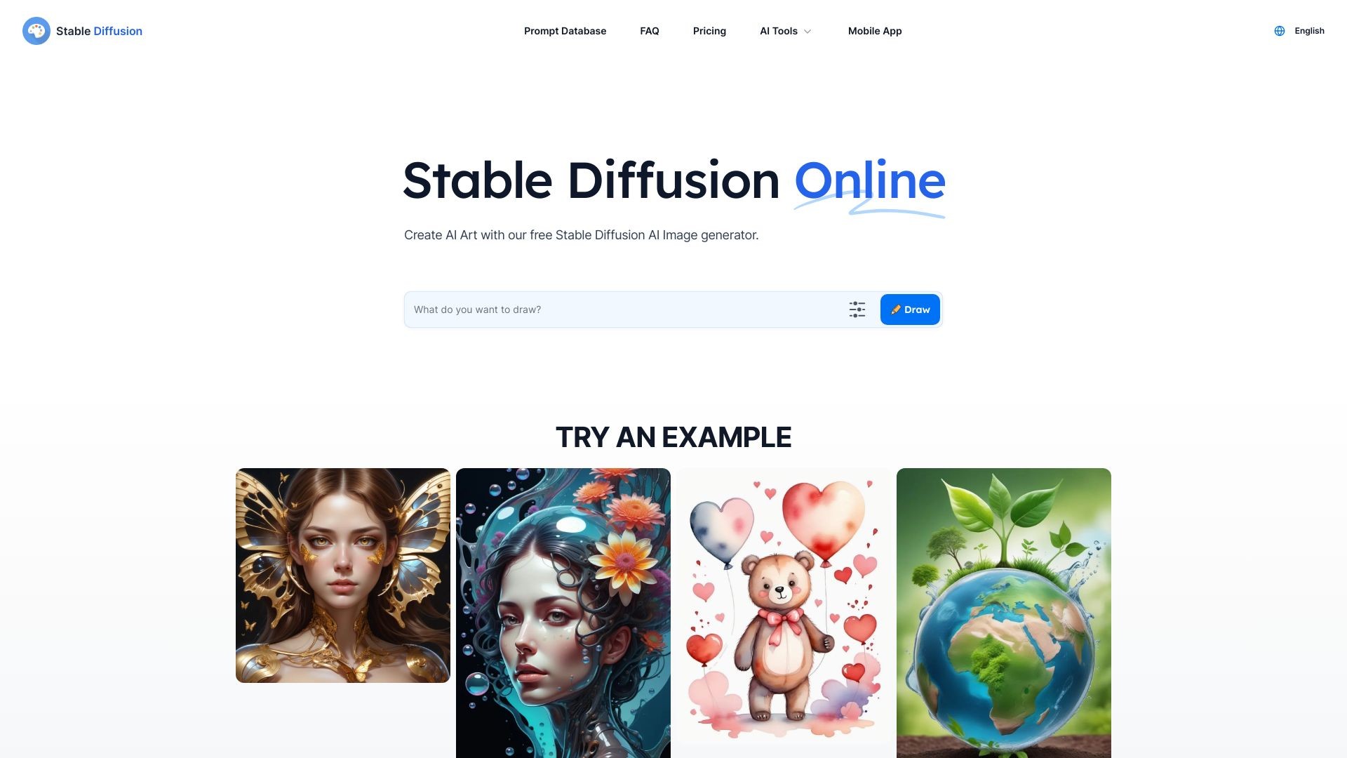 Stable Diffusion Web 截图