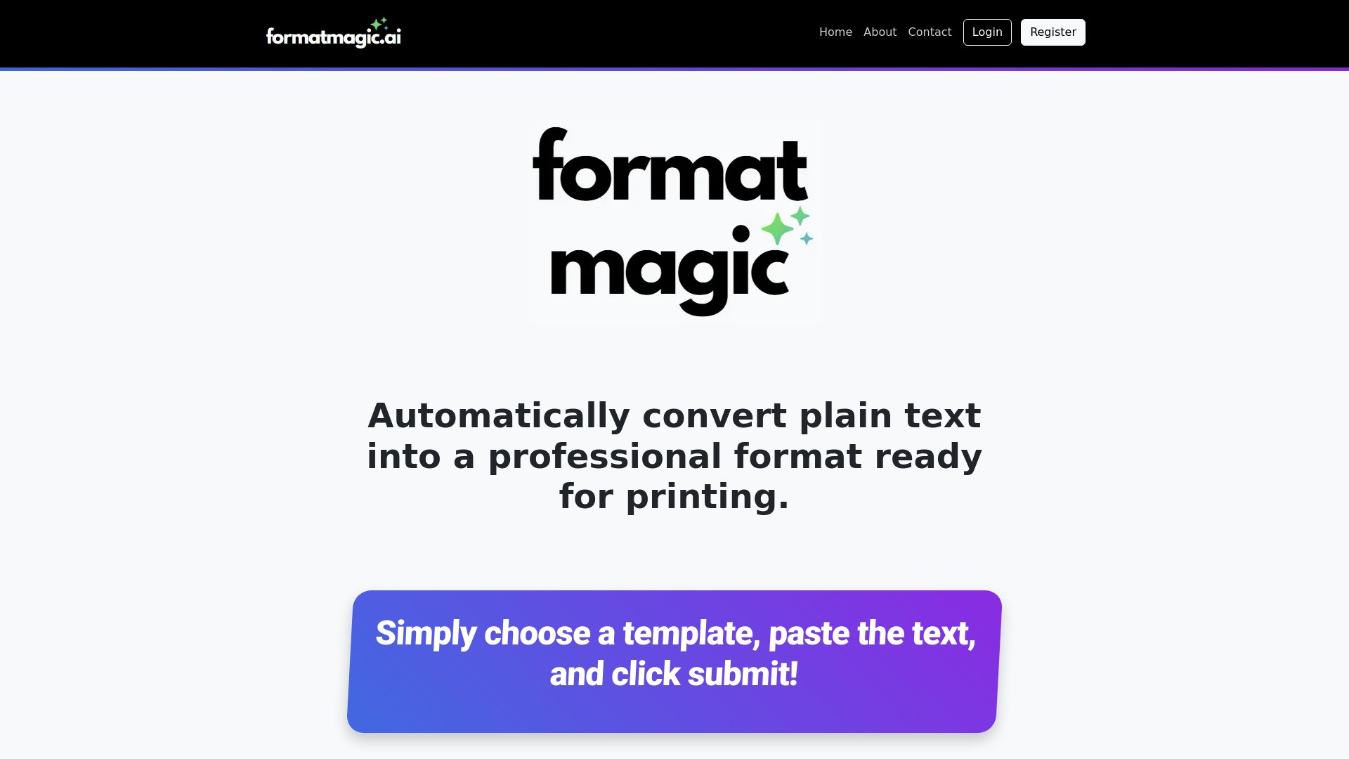 Format Magic 截图