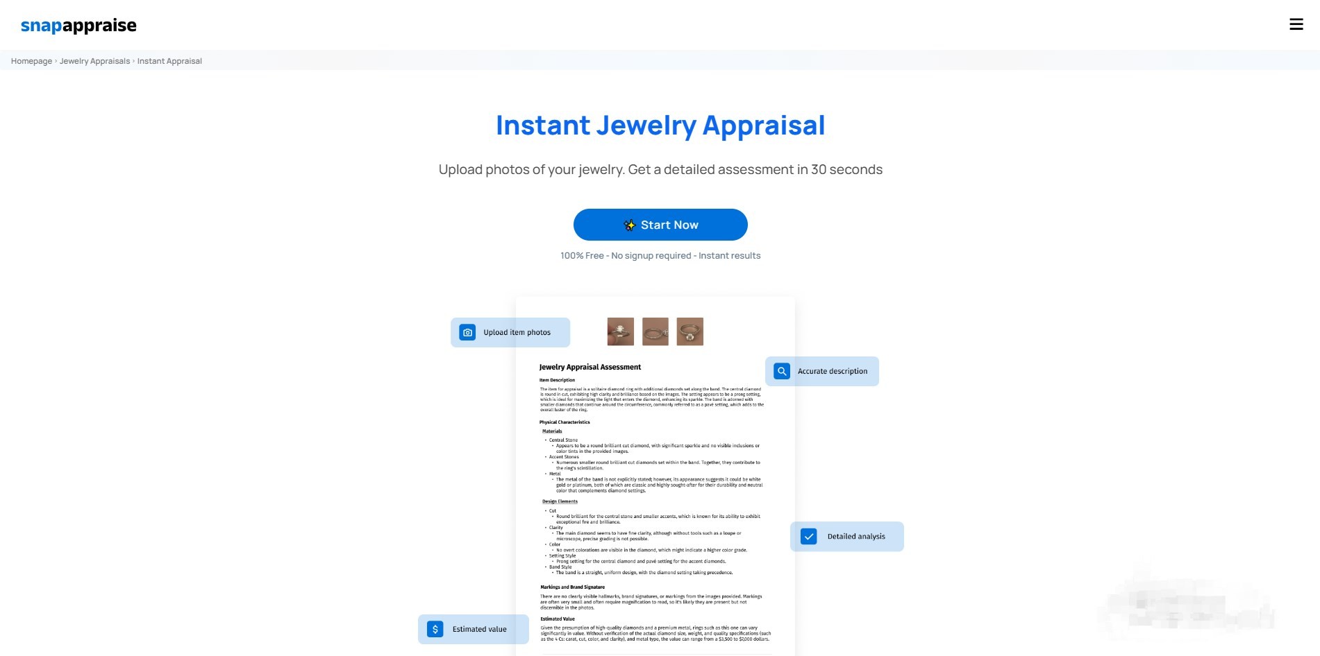 Jewelry Appraisal Assistant 截图