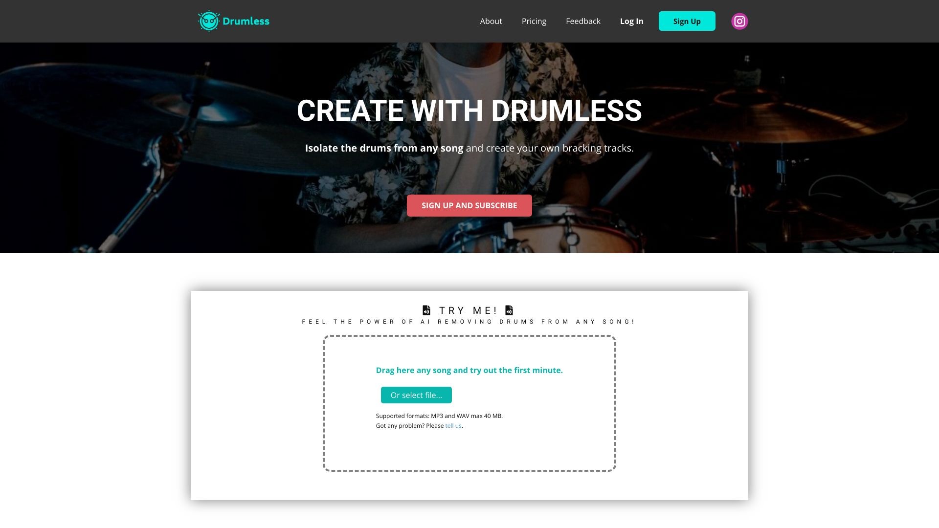Drumless : Drums Remover 截图
