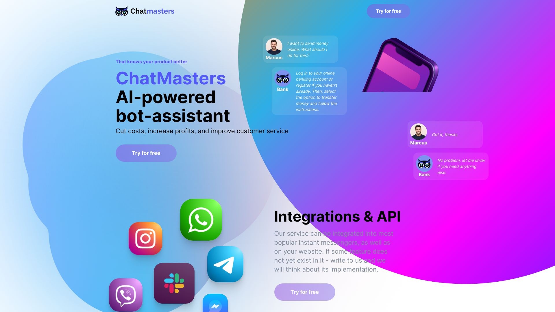 Chatmasters AI 截图