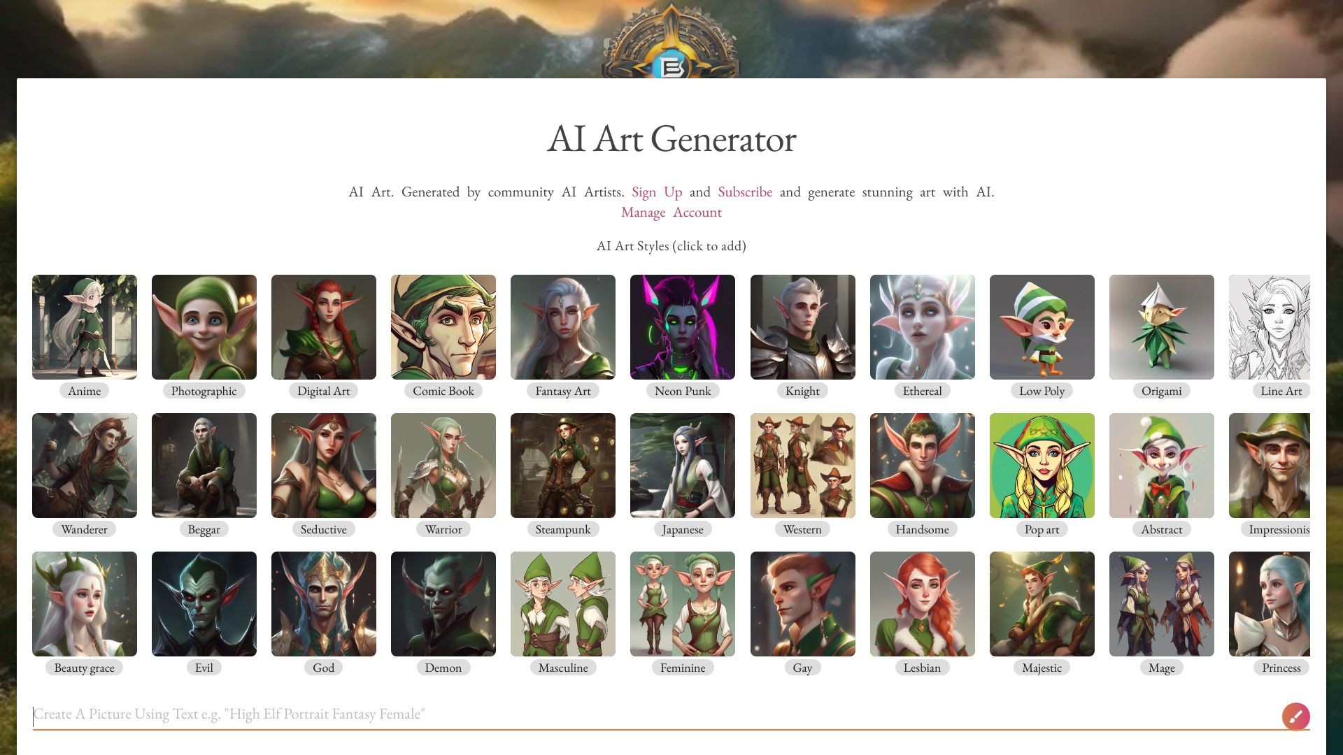 EBank - AI Art Generator + AI Art Search 截图