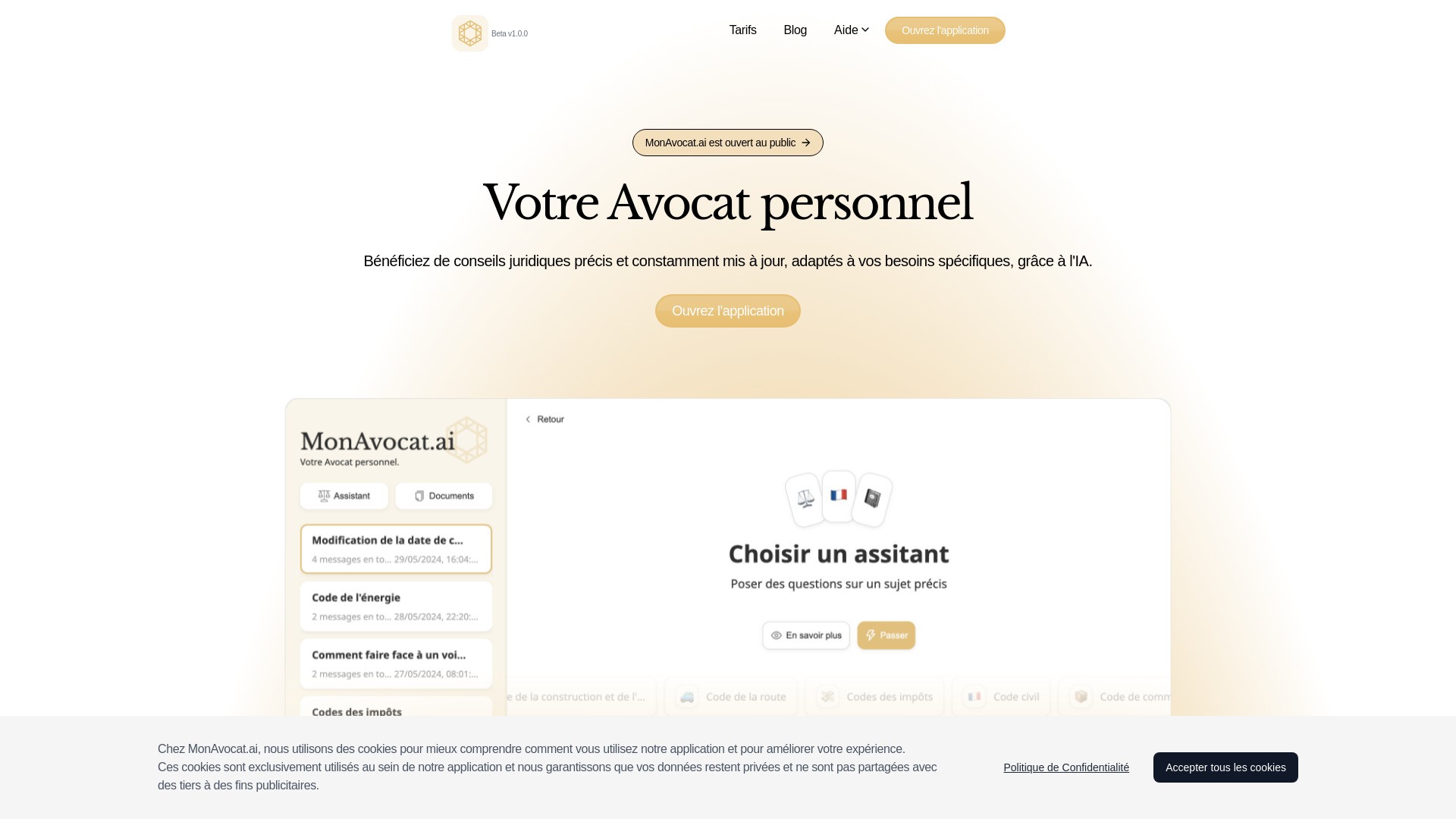 MonAvocat.ai 截图