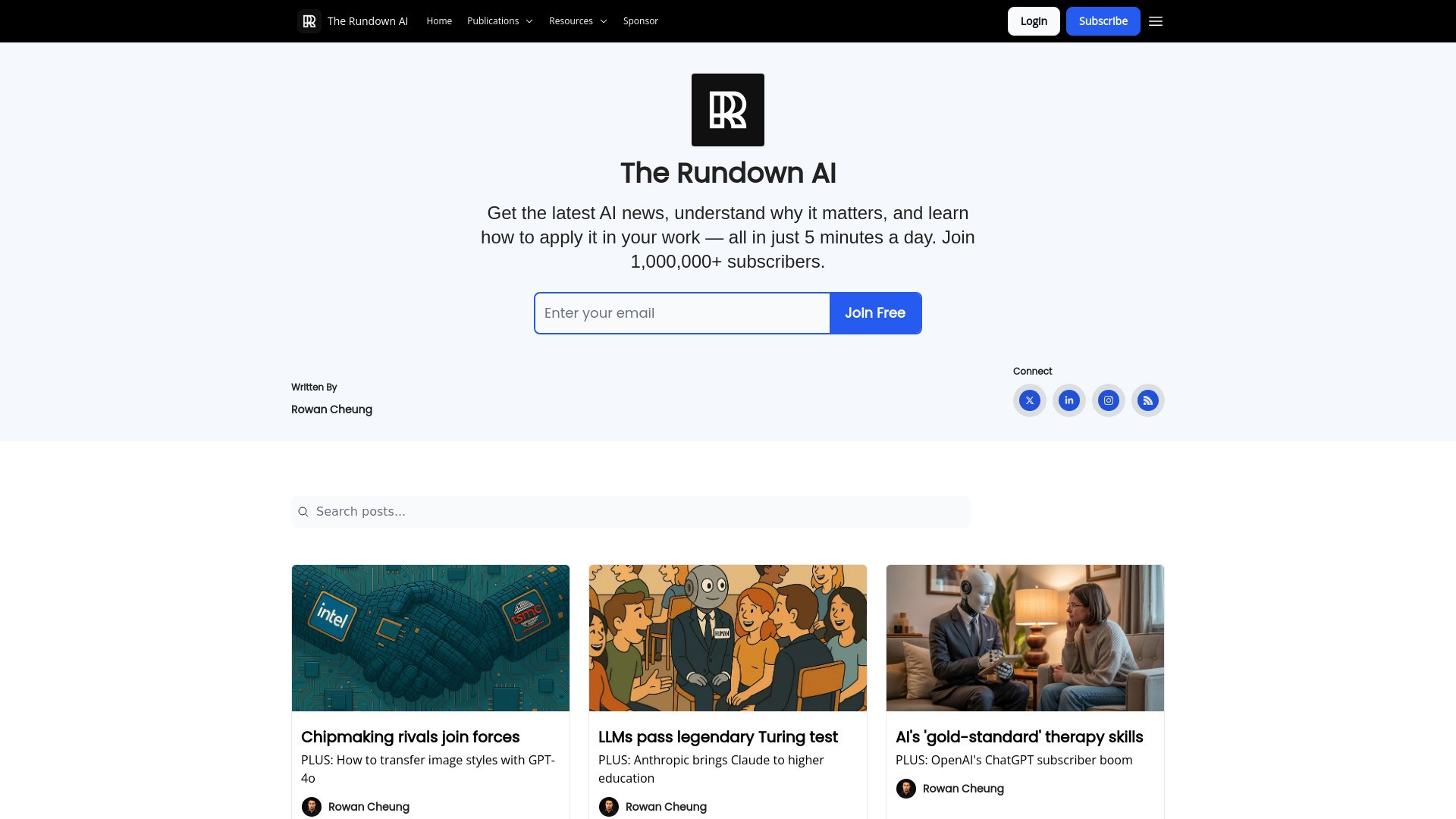 The Rundown AI 截图