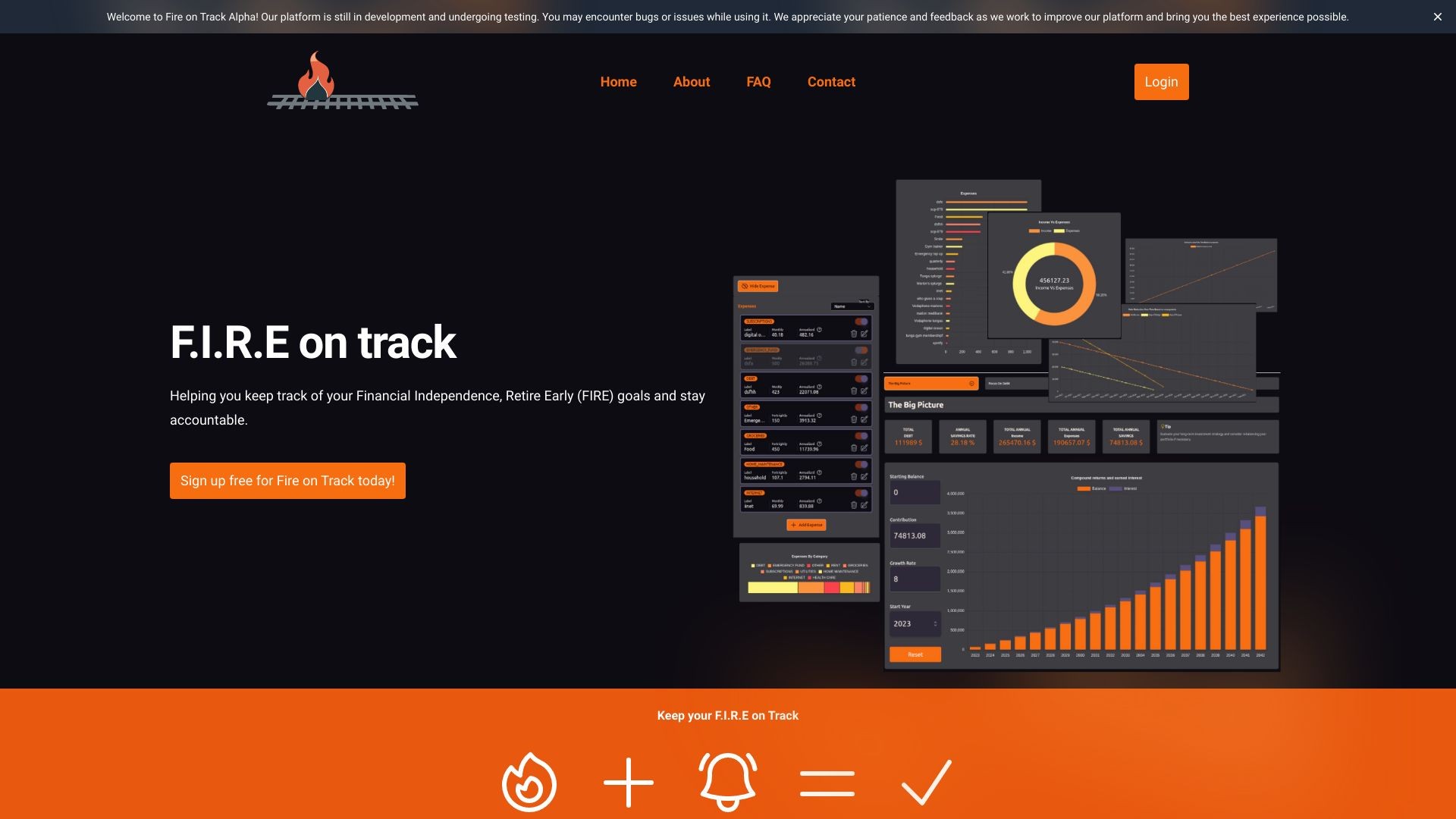 F.I.R.E on track 截图