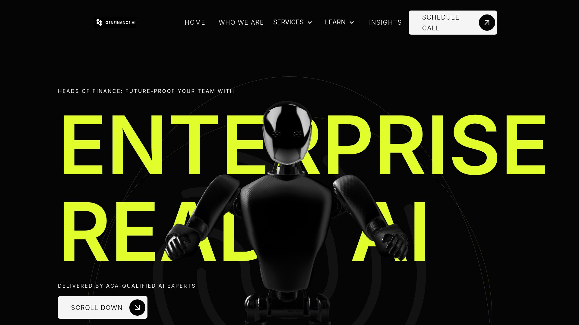 AI Consulting for Finance Teams 截图