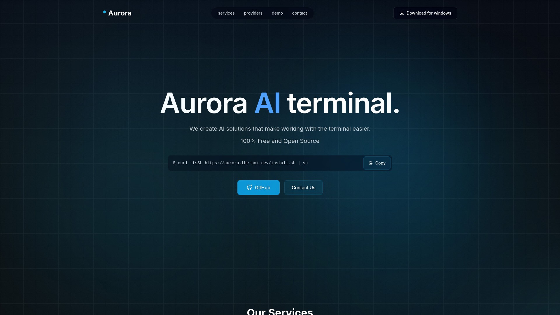 Aurora Terminal Agent 截图