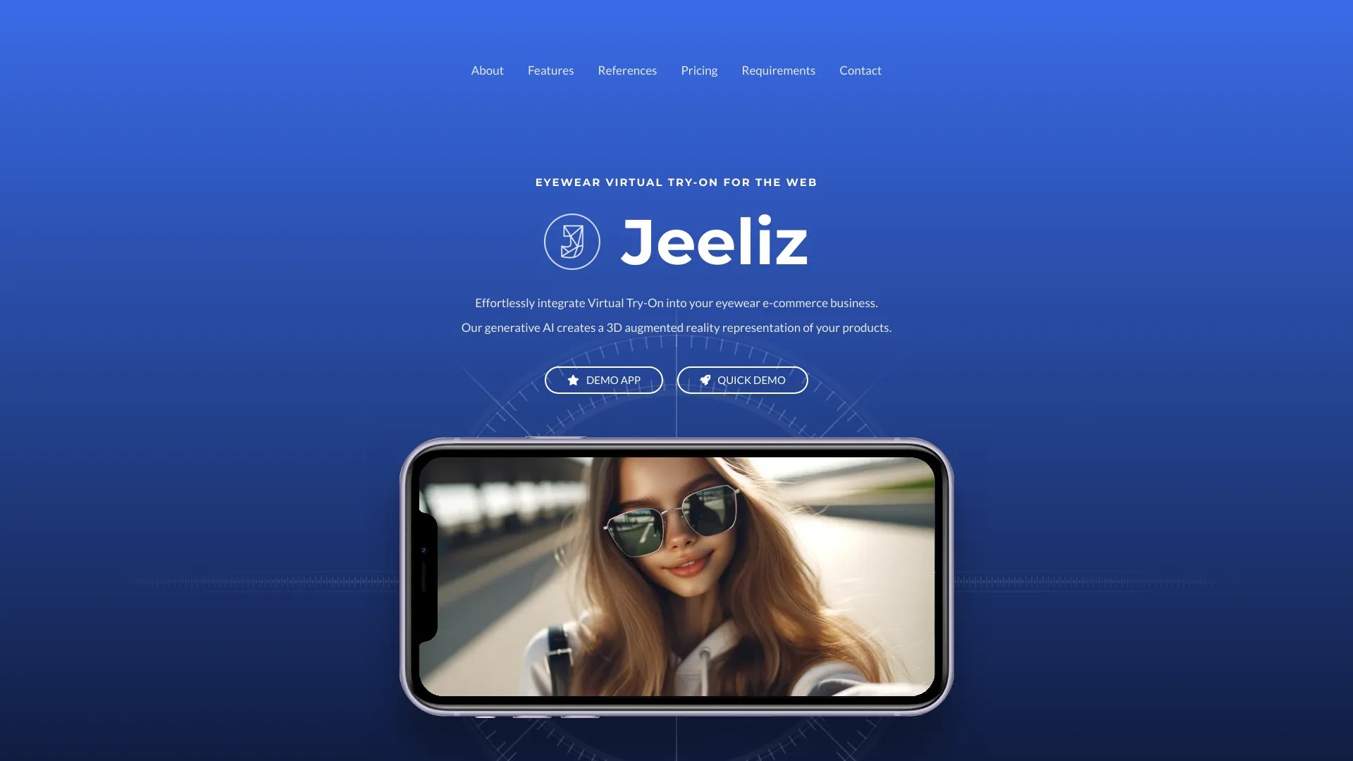 jeeliz.com 截图