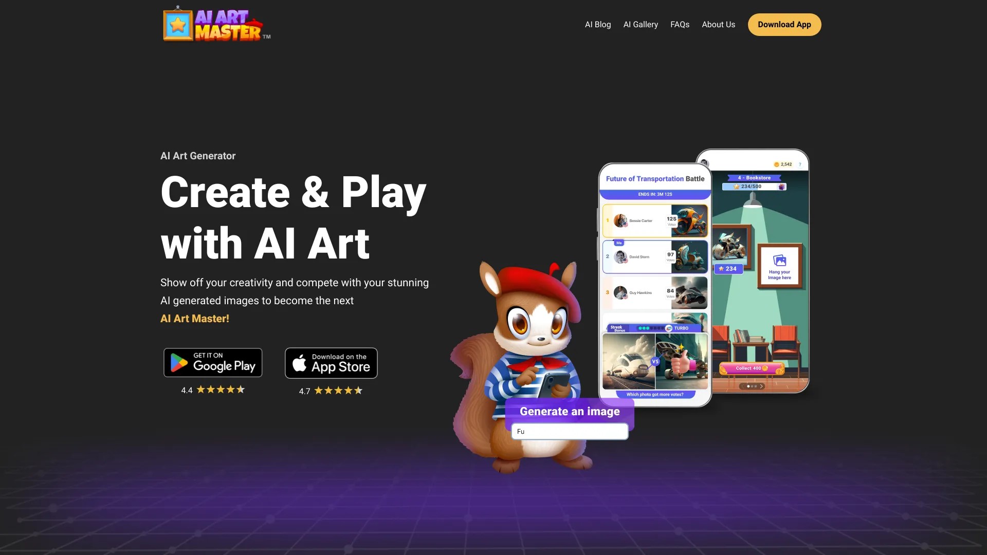 aiartmaster.co 截图