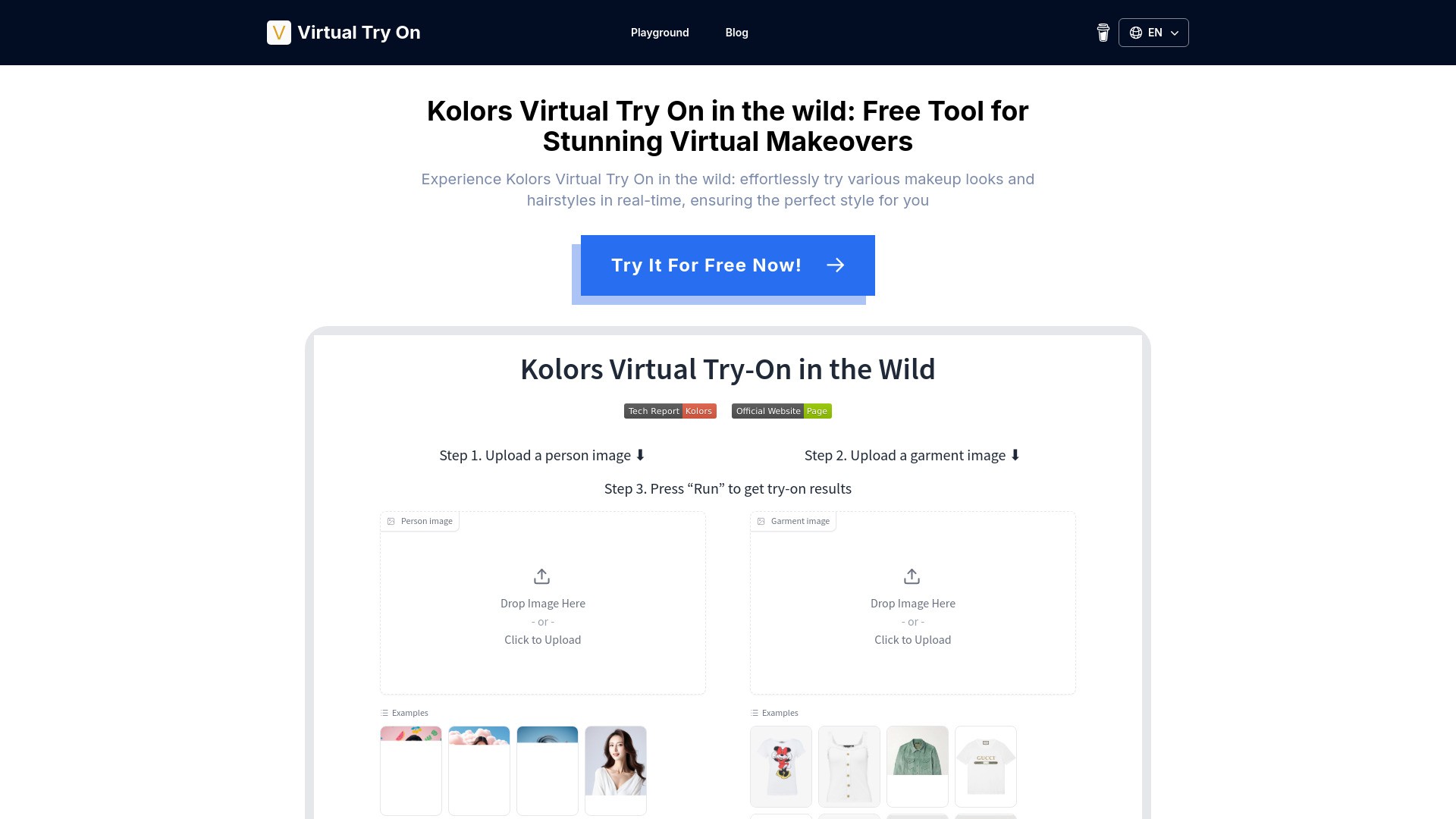 Kolors Virtual Try On AI 截图