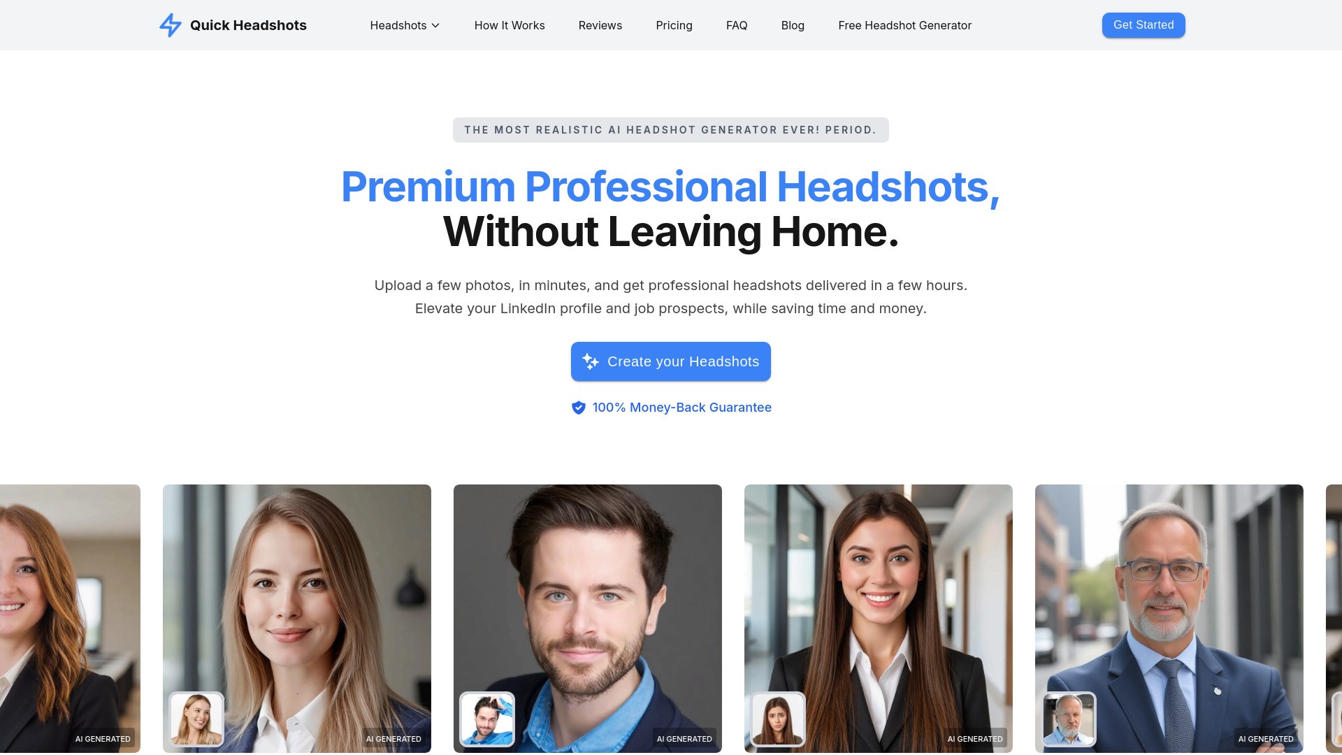 QuickHeadshots 截图