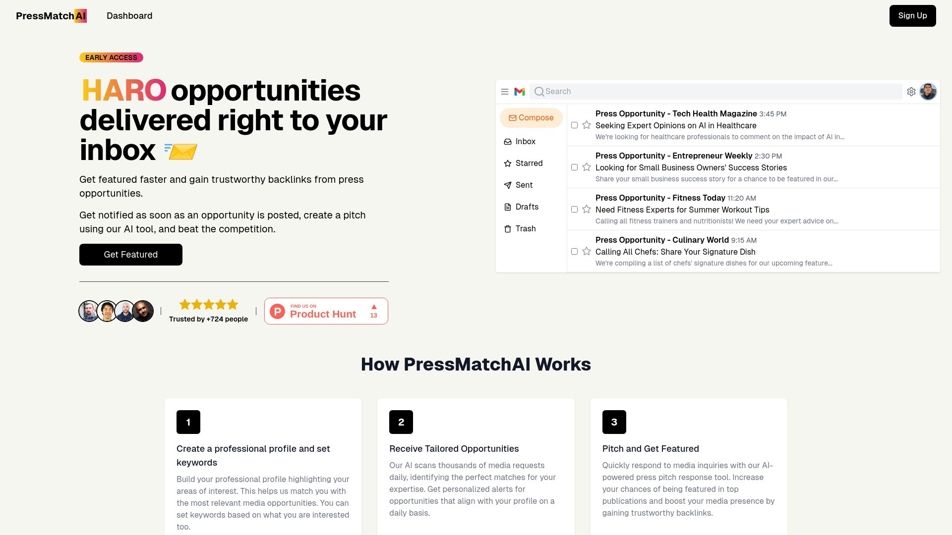 PressMatchAI 截图