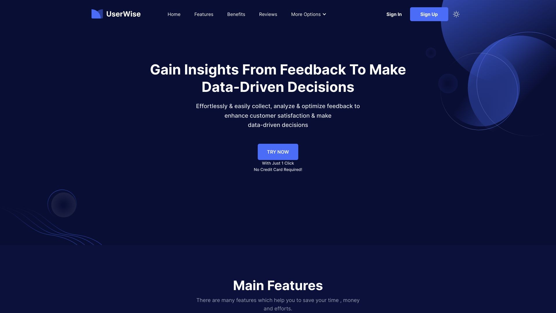 UserWise - Feedback Management Platform 截图
