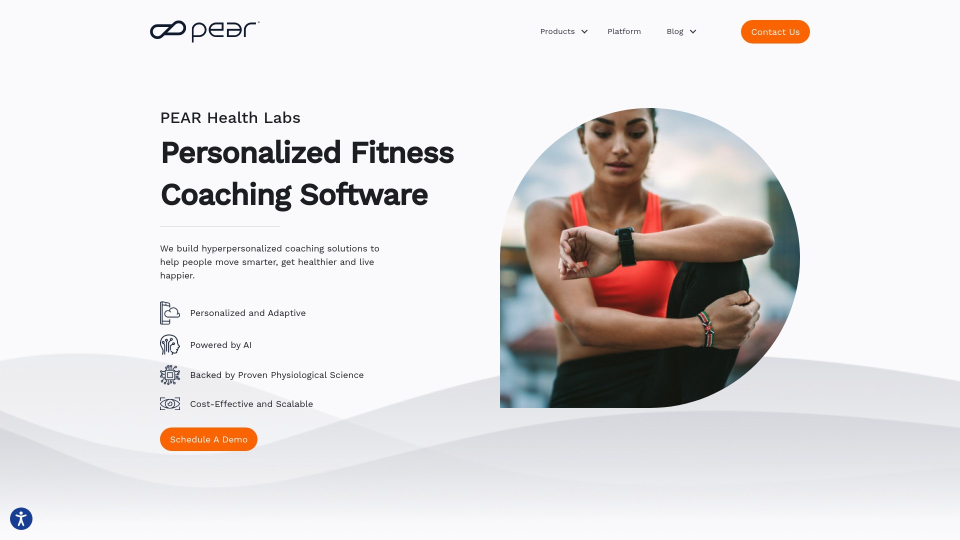 pearsports.com 截图