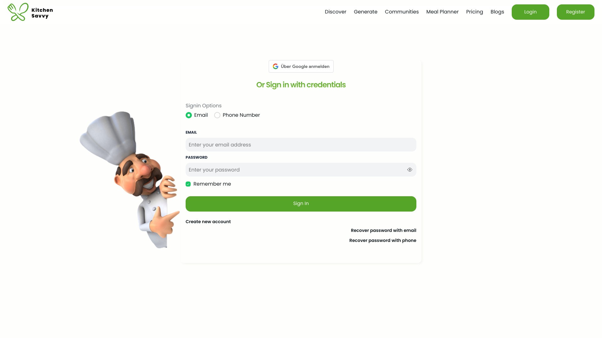 Kitchen Savvy App 截图