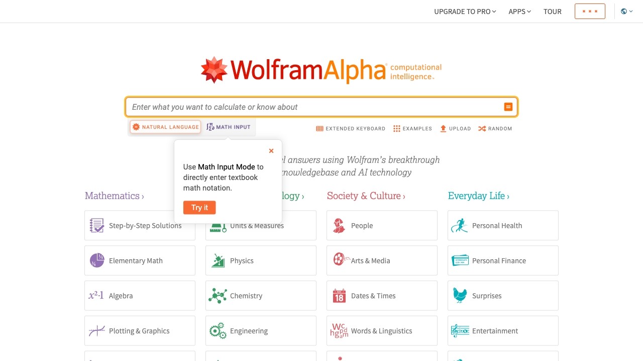 WolframAlpha 截图