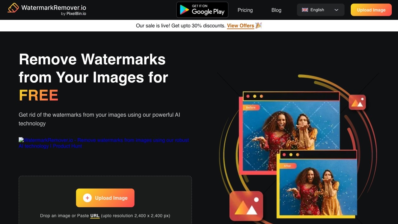 WatermarkRemover.io 截图