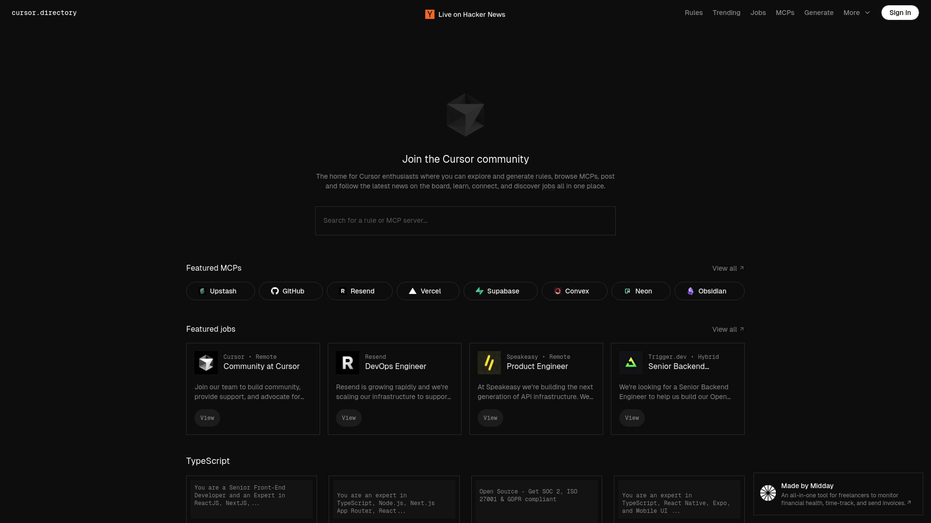 Cursor Directory 截图