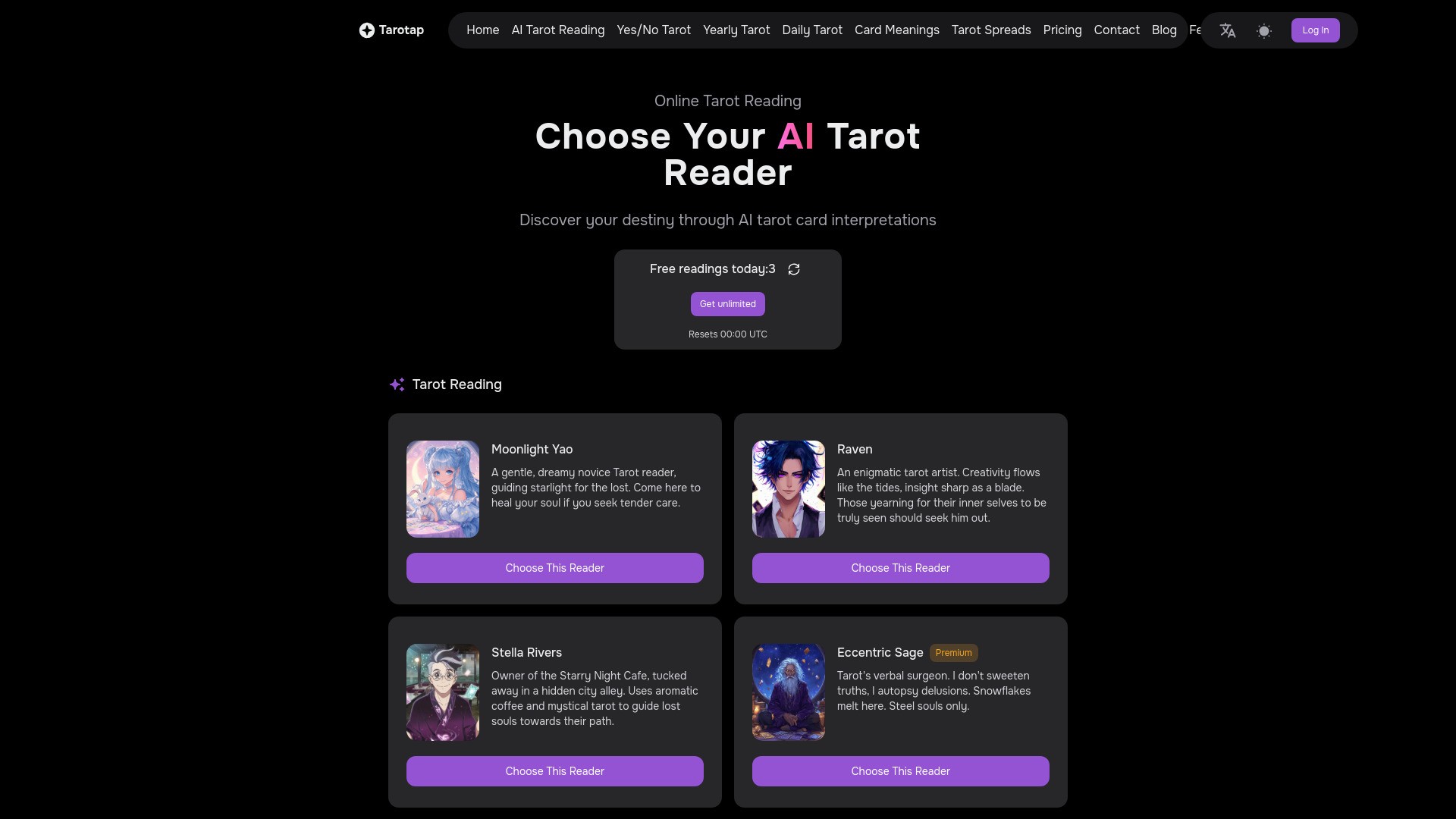 AI Tarot 截图