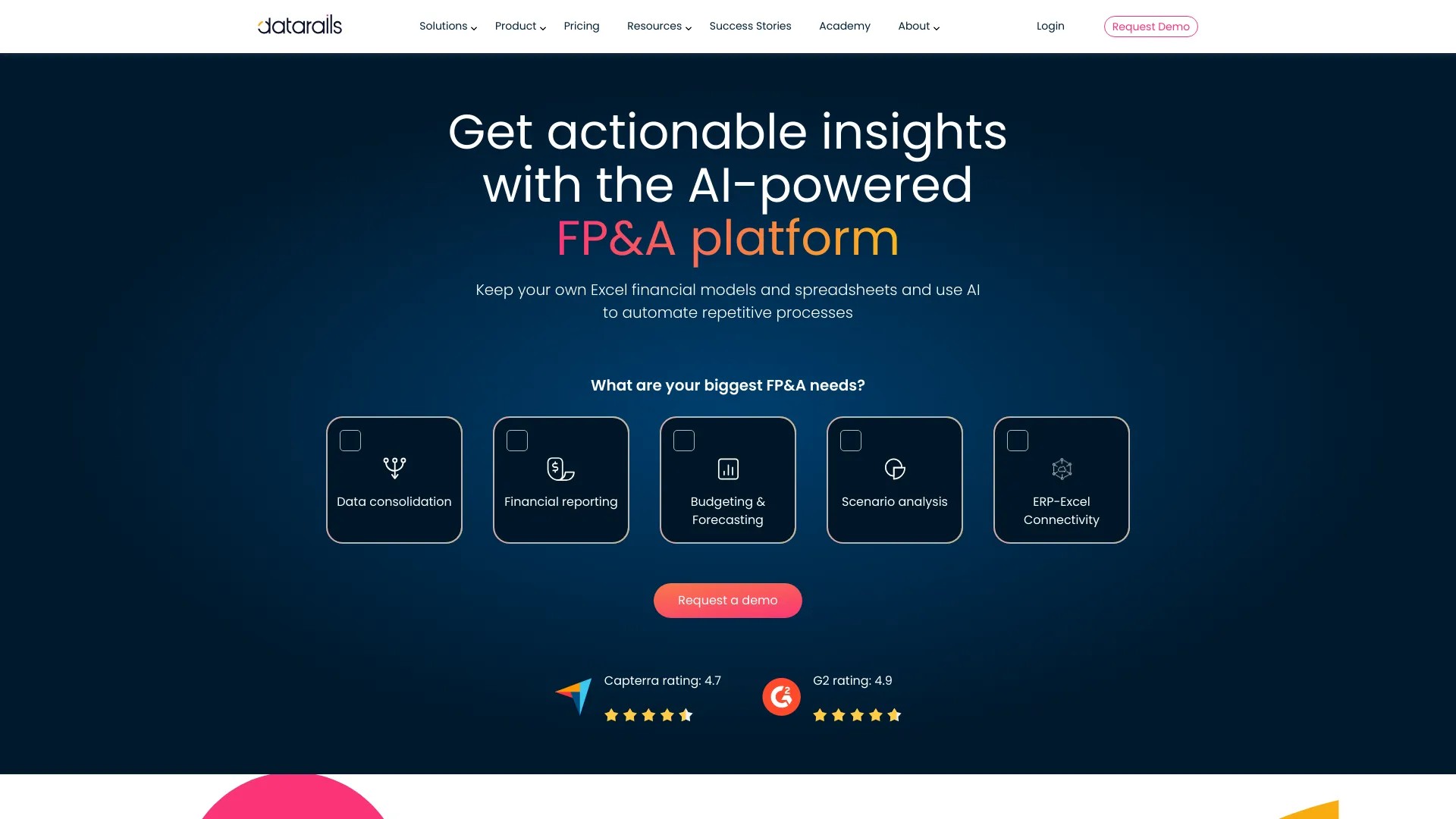 datarails.com 截图