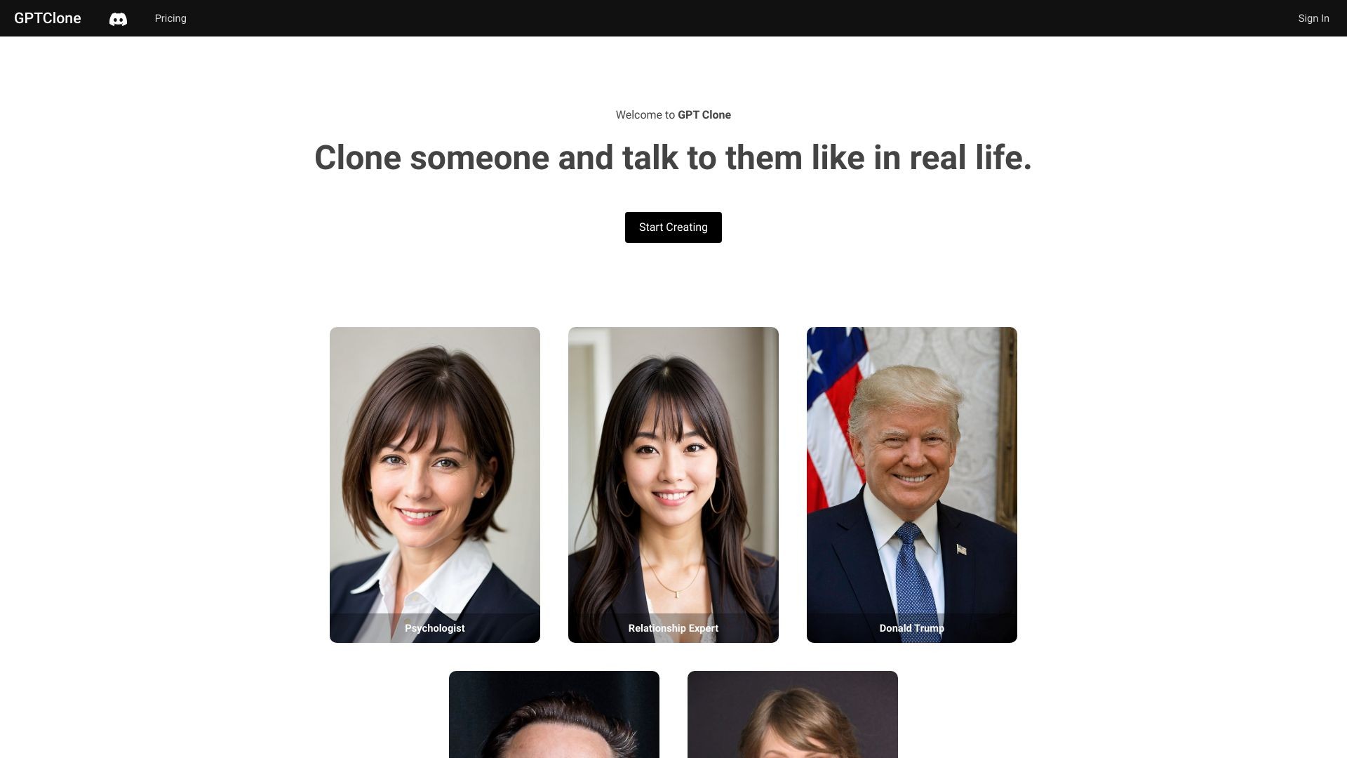 GPT Clone 截图