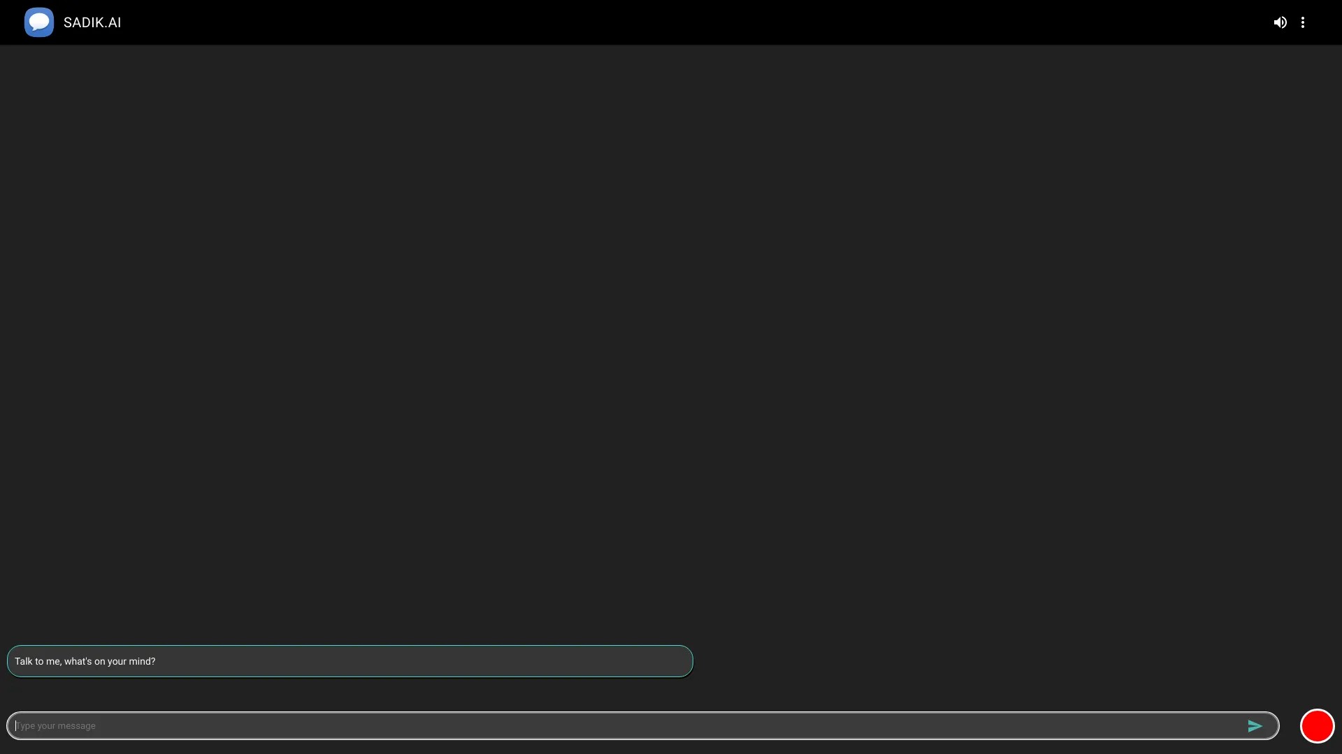 Sadik.AI — The First Vocal AI 截图