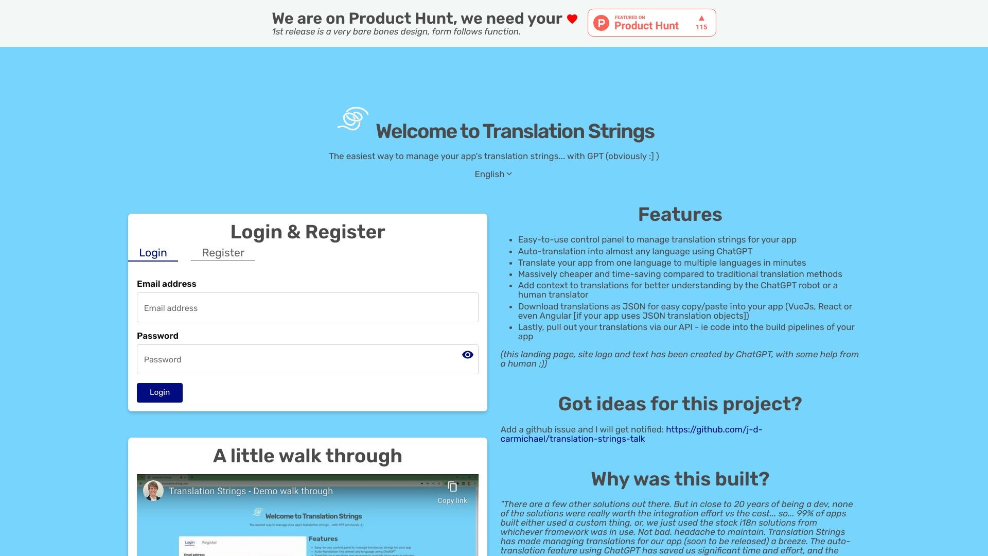 Translation Strings 截图