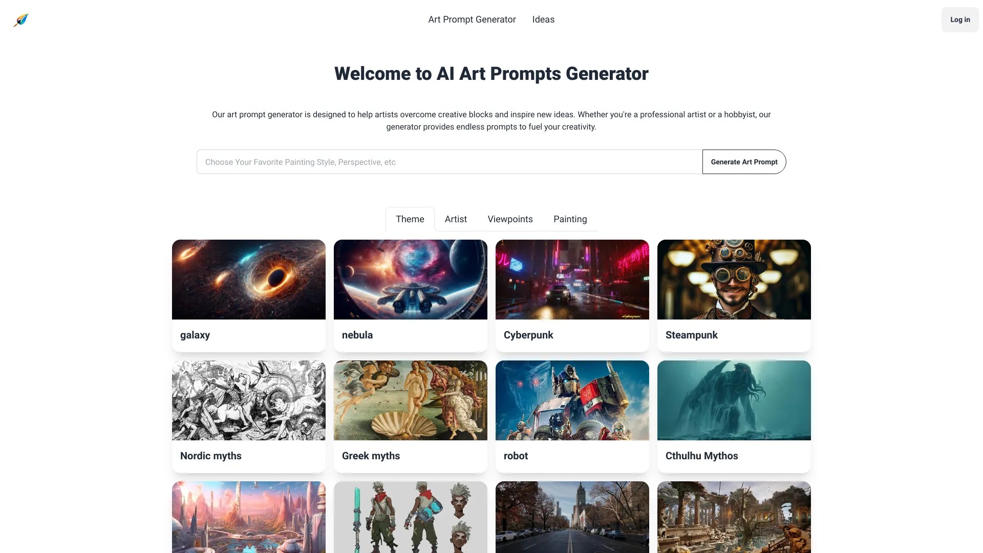 AI Art Prompt Generator 截图
