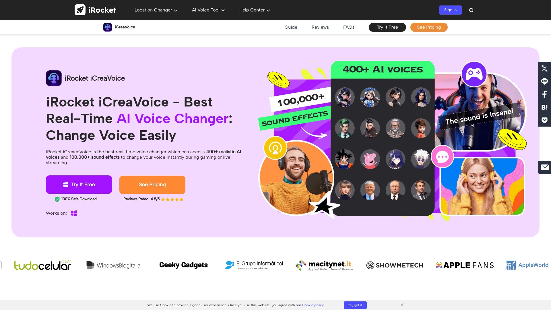 iRocket iCreaVoice 截图