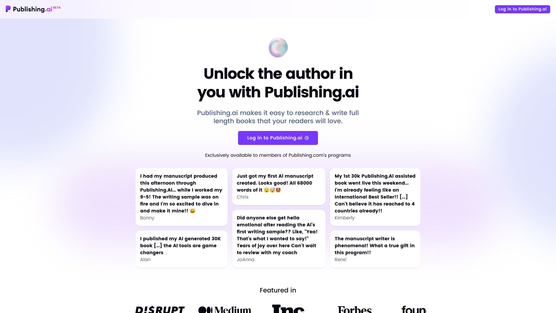 Publishing AI 截图