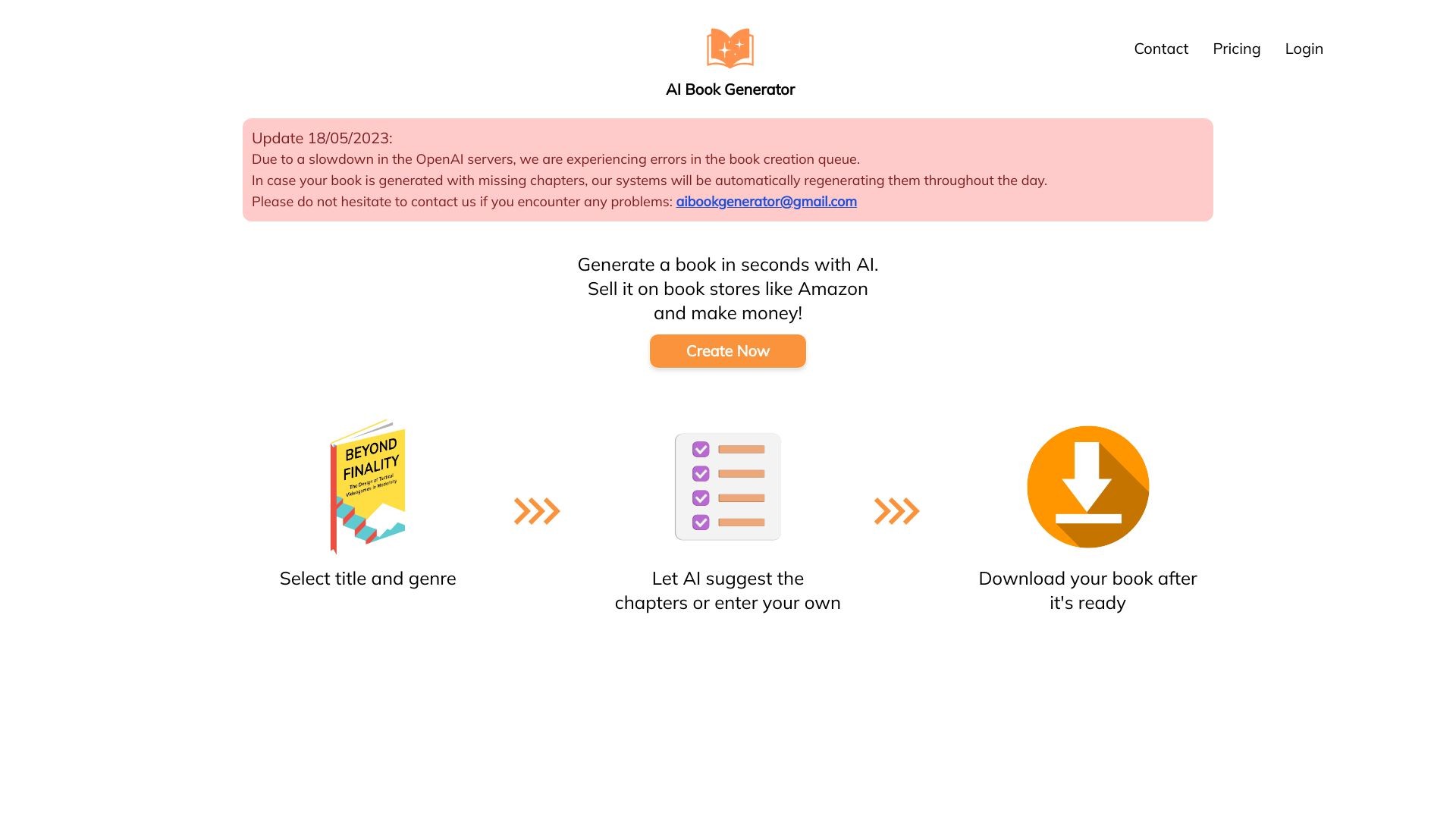 AI Book Generator ai 截图