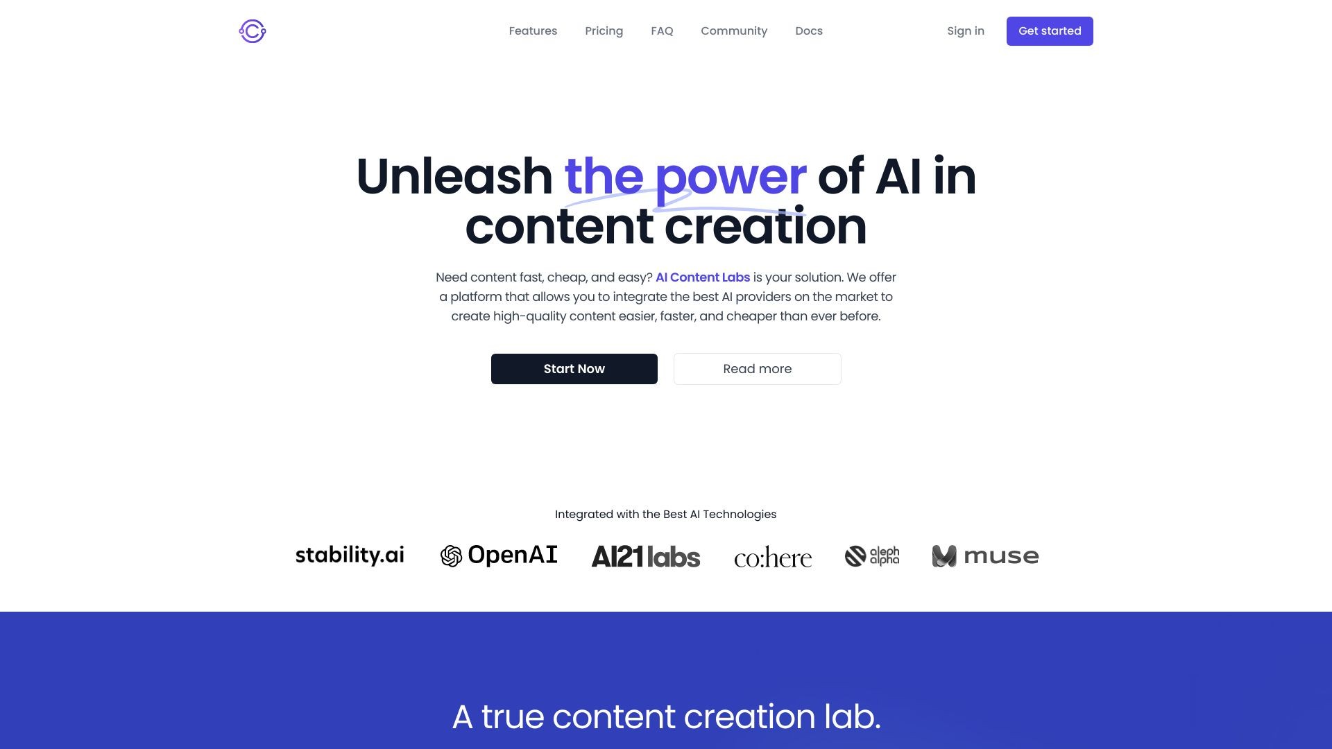AI Content Labs 截图