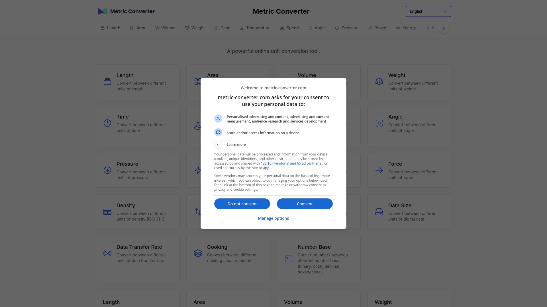 Metric Converter 截图