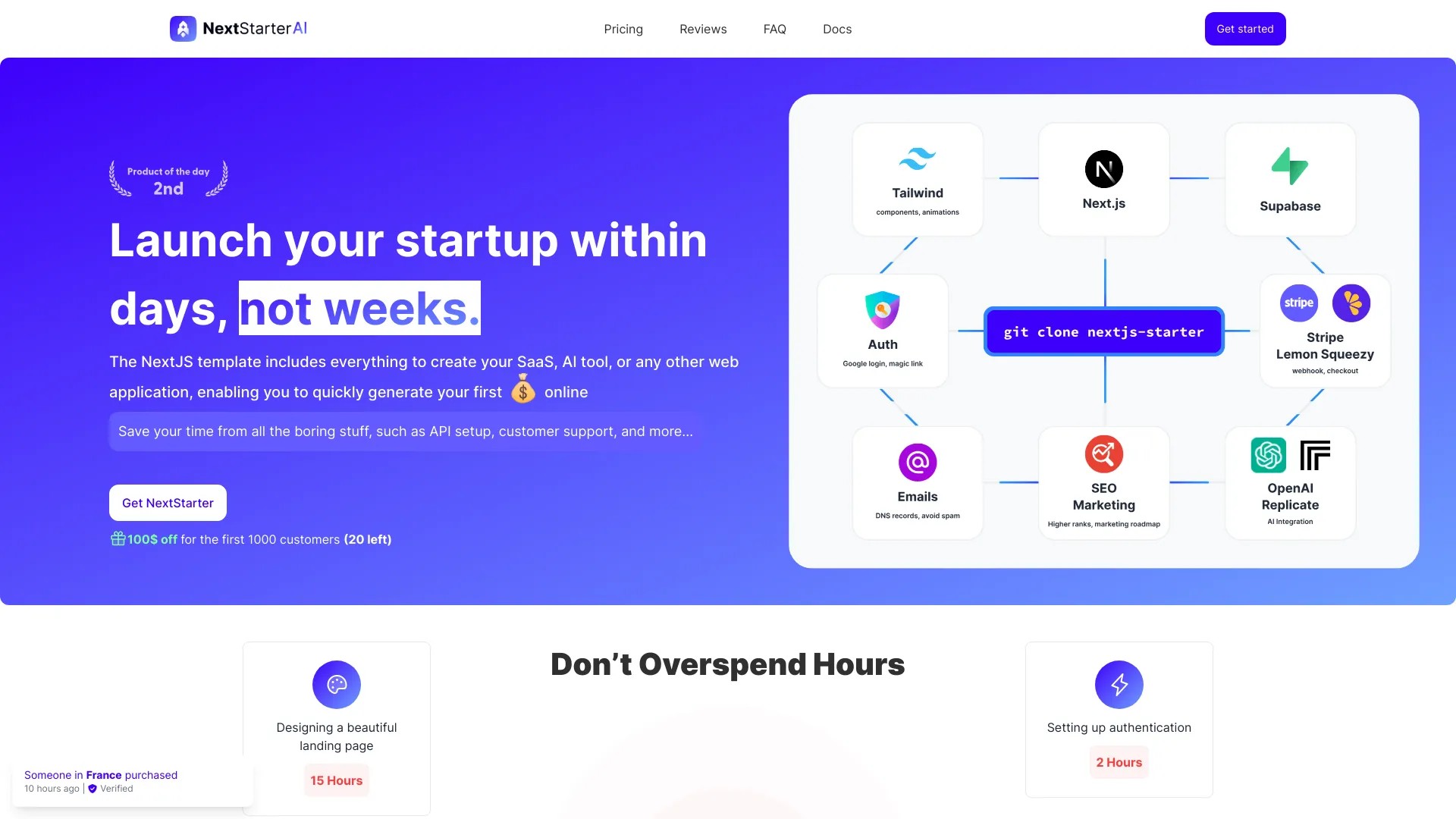 Next Starter AI 截图