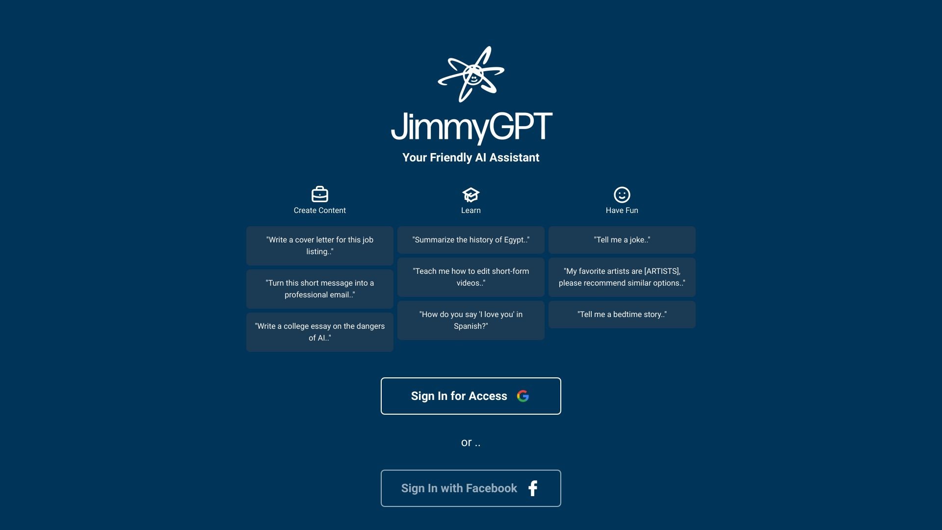 JimmyGPT 截图