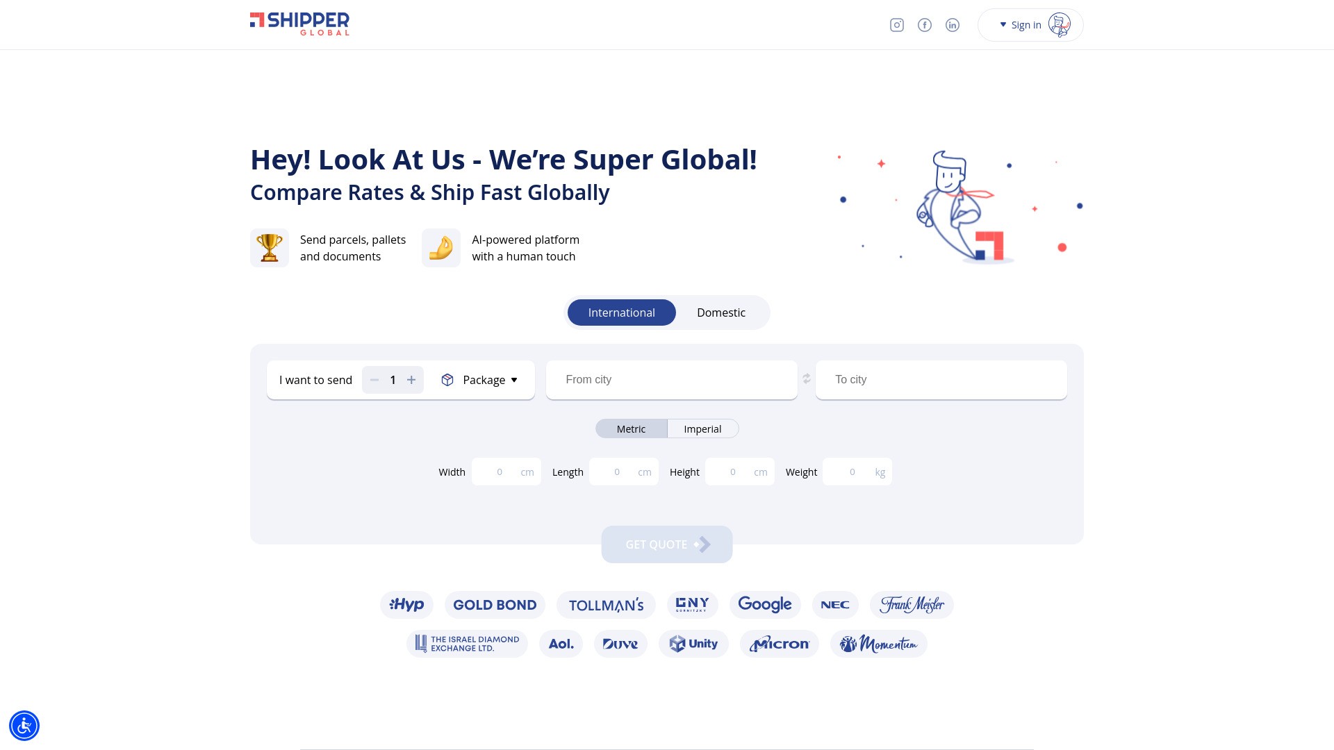 Shipper Global 截图