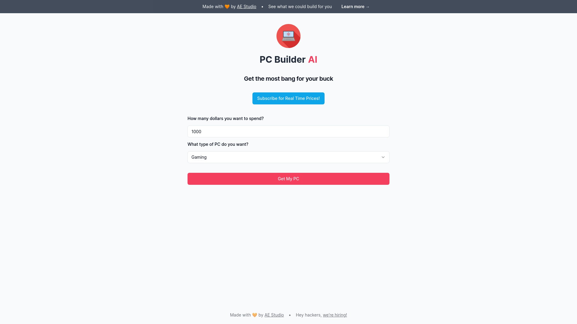 PC Builder AI 截图