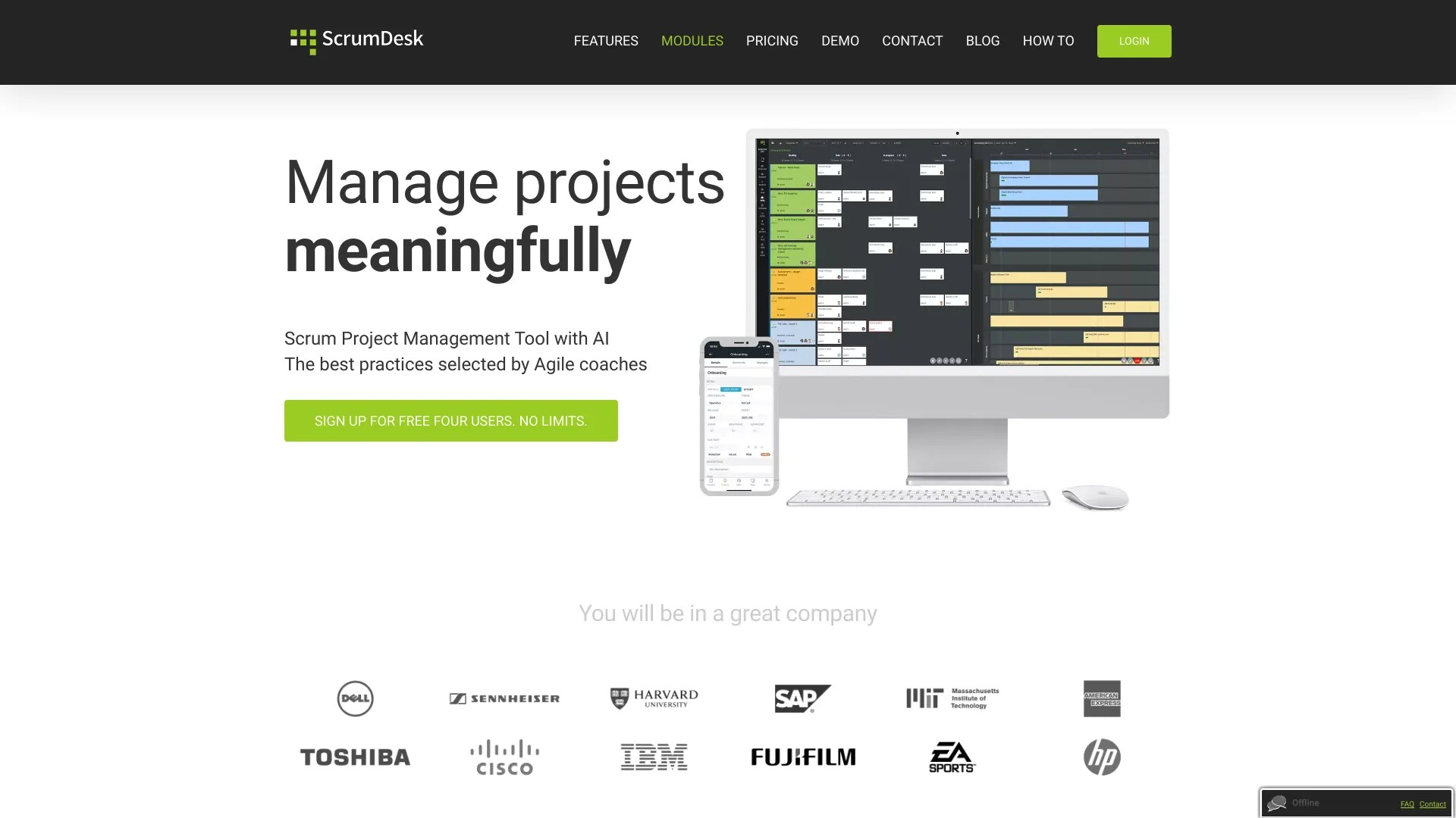 scrumdesk.com 截图