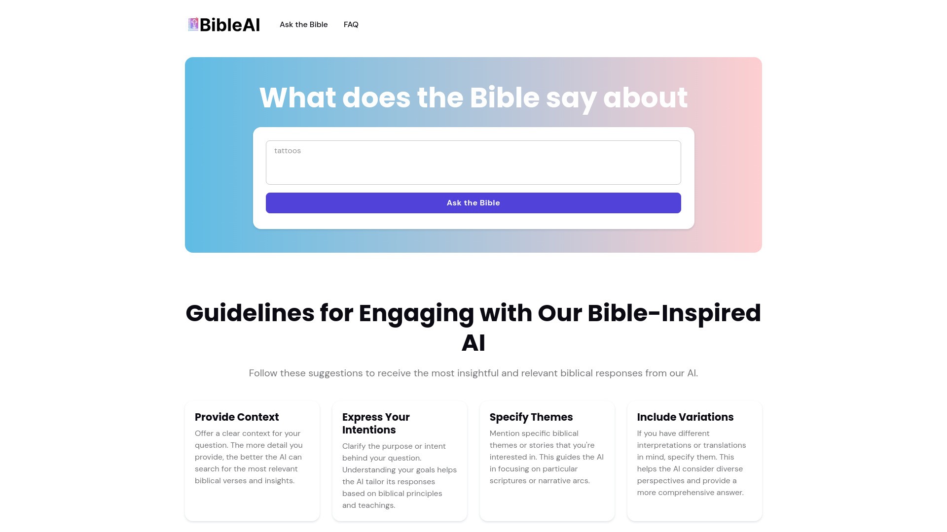 BibleAI 截图