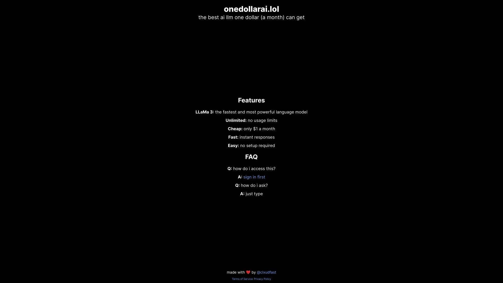 onedollarai.lol 截图