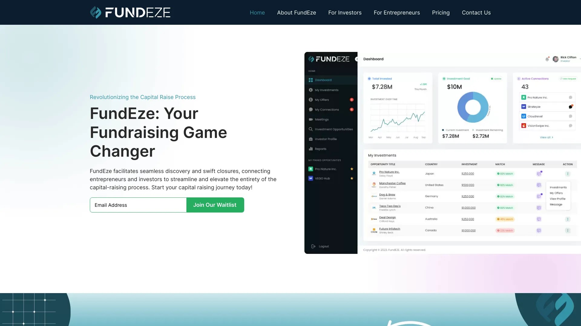 FundEze.io 截图